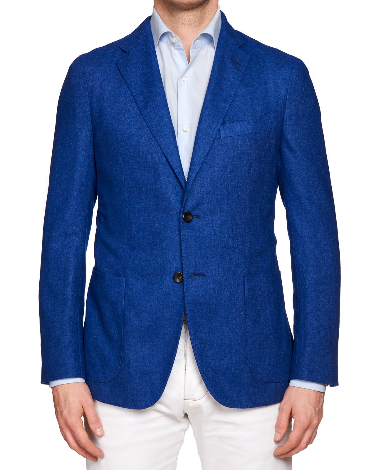 BOGLIOLI Milano "76" Royal Blue Wool Blend Unlined Jacket EU 48 NEW US 38 BOGLIOLI