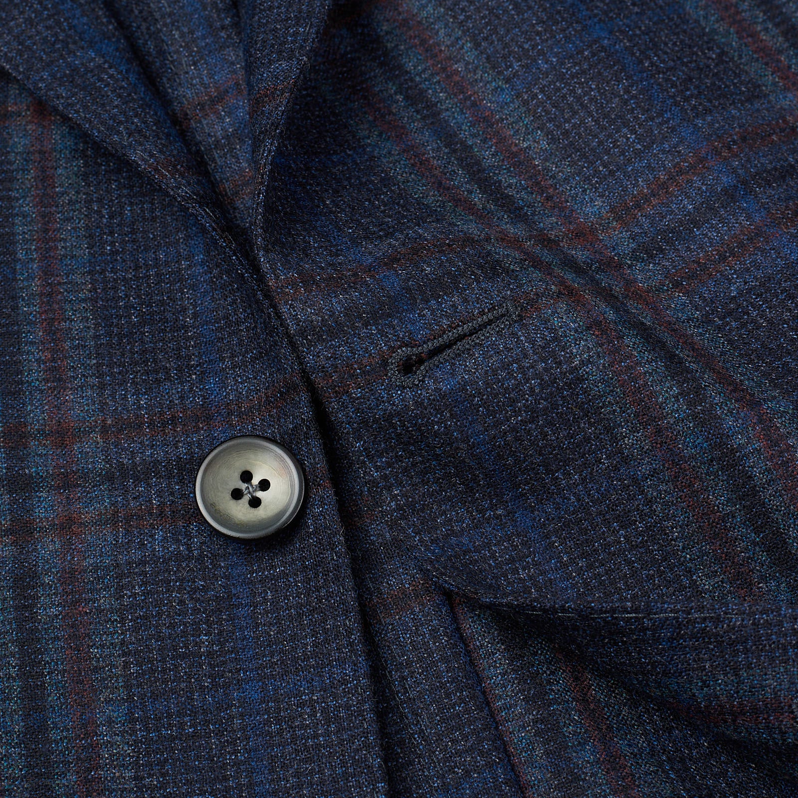 BOGLIOLI Milano "K.Jacket" Blue Plaid Virgin Wool Flannel Unlined Jacket EU 50 NEW US 40 BOGLIOLI