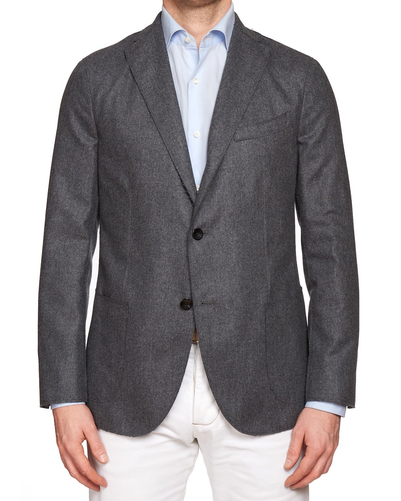 BOGLIOLI Milano "K.Jacket" Gray Virgin Wool Unlined Jacket EU 50 NEW US 40 BOGLIOLI