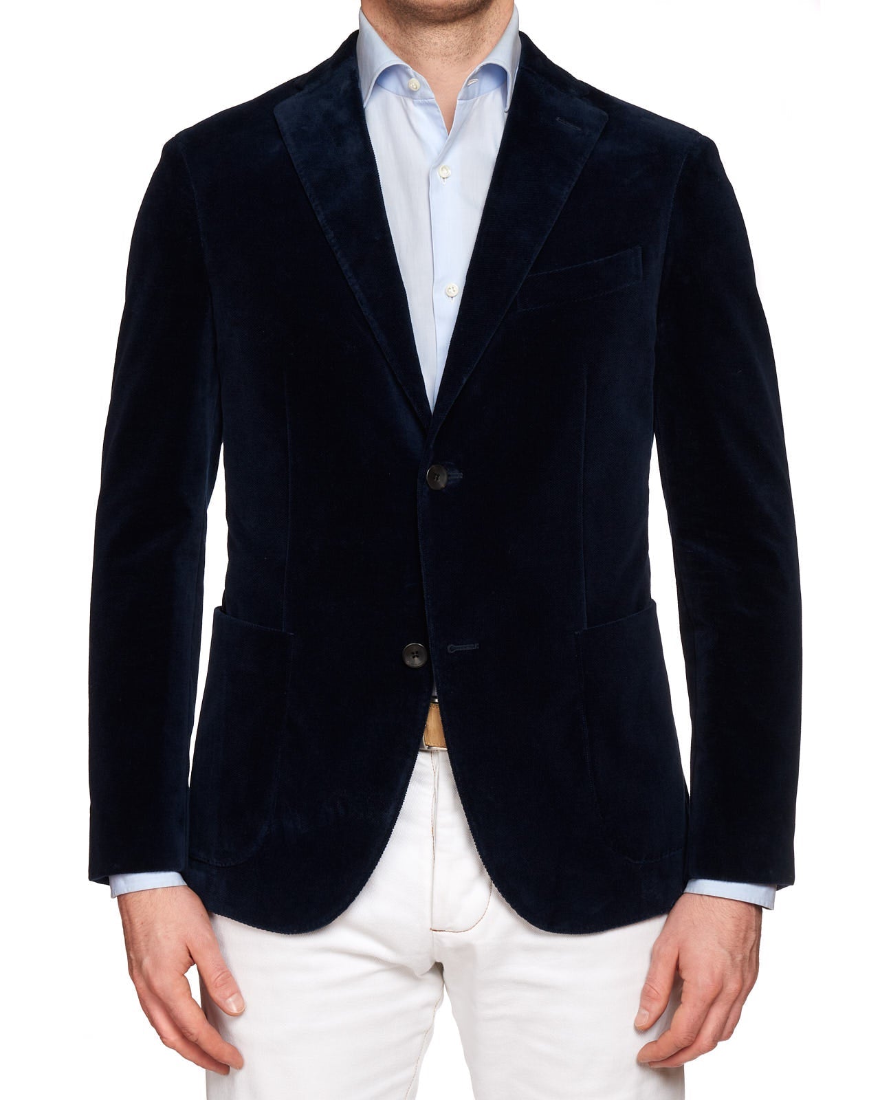BOGLIOLI Milano "K.Jacket" Navy Blue Cotton Moleskin Unlined Jacket EU 48 NEW US 38 BOGLIOLI