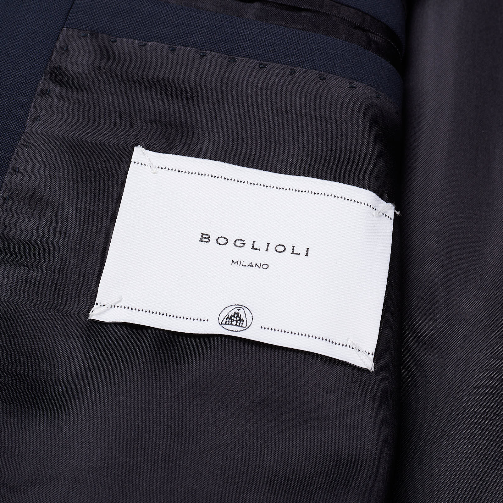 BOGLIOLI Milano "SFORZA" Blue Virgin Wool Suit EU 56 NEW US 44 46 Slim Fit