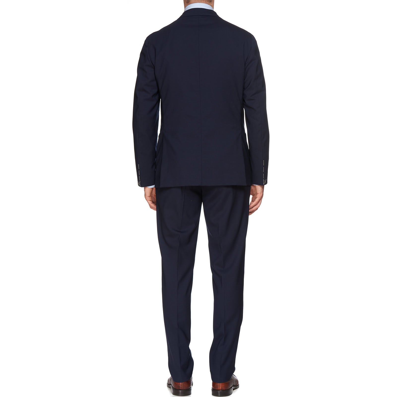 BOGLIOLI Milano "K. Jacket" Navy Blue Virgin Wool Unlined Suit NEW Slim Fit BOGLIOLI