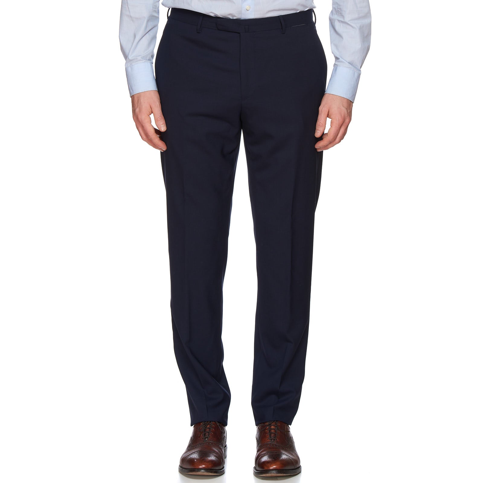 BOGLIOLI Milano "K. Jacket" Navy Blue Virgin Wool Unlined Suit NEW Slim Fit BOGLIOLI