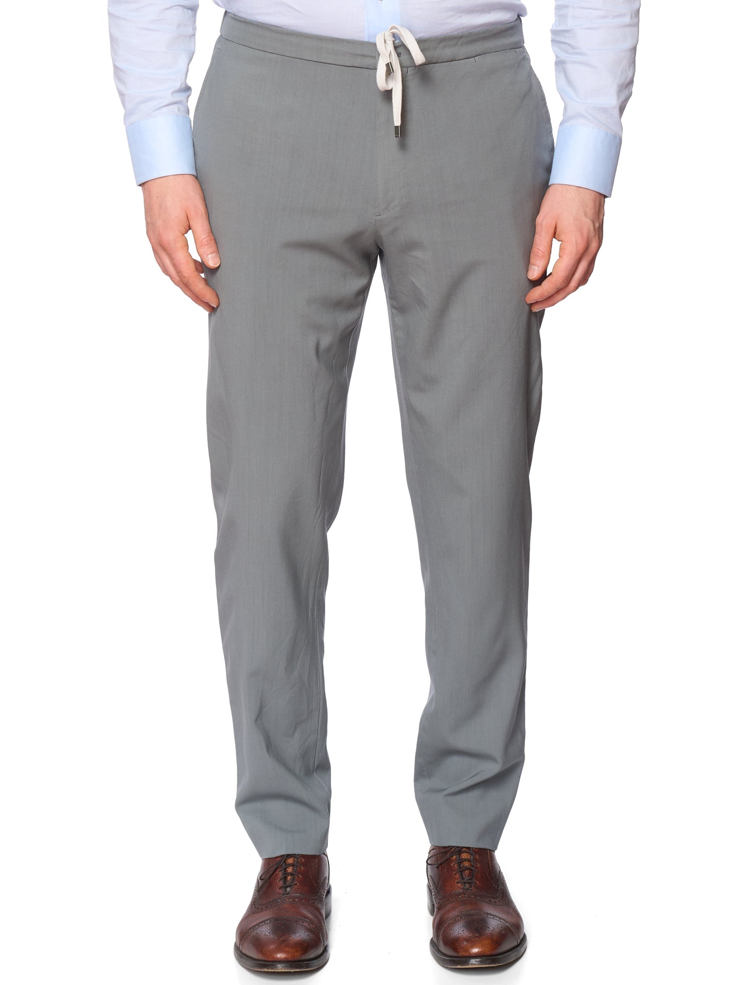 BOGLIOLI Milano "K. Jacket" Gray-Blue Virgin Wool Suit EU 50 NEW US 40