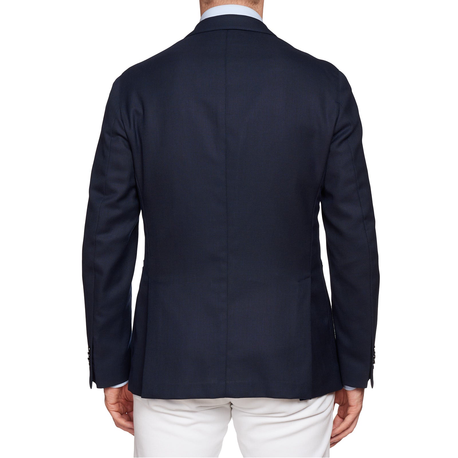 BOGLIOLI Milano "K.Travel" Navy Blue Wool Hopsack Jacket EU 50 NEW US 40 BOGLIOLI