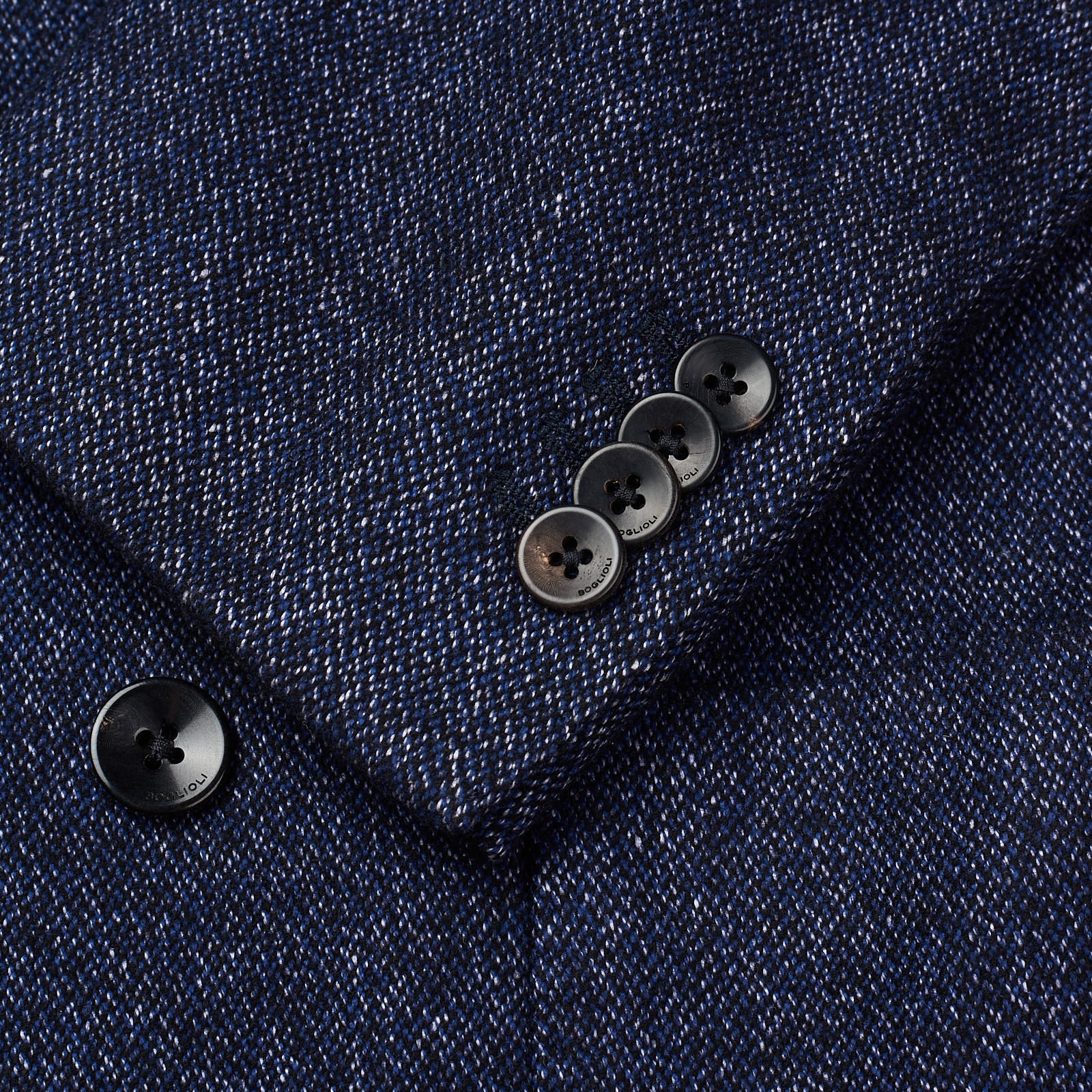 BOGLIOLI "K.Jacket" Blue Wool-Silk-Linen-Cashmere Unlined DB Jacket EU 50 NEW US 40 BOGLIOLI