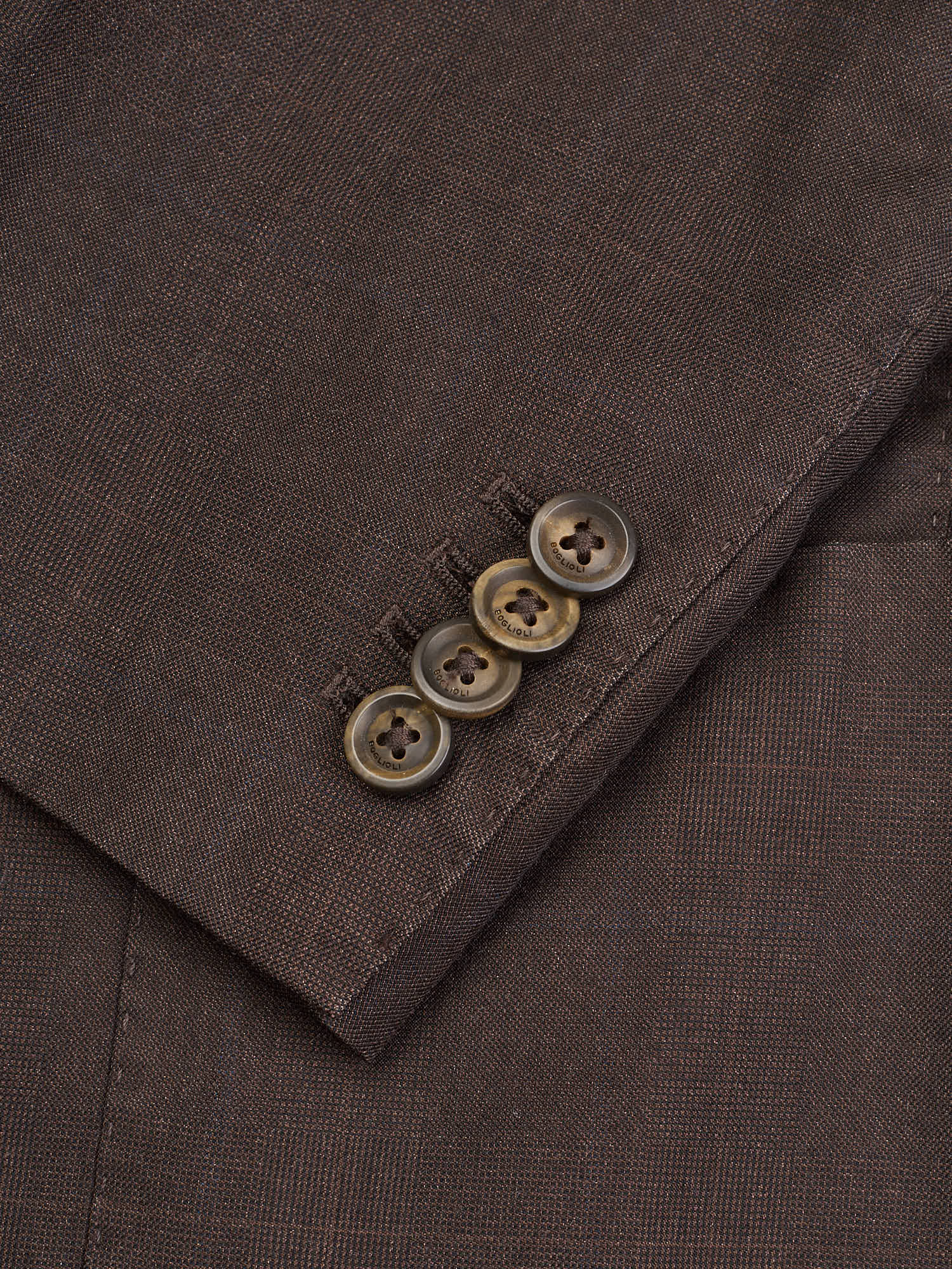 BOGLIOLI "K. Jacket" Chocolate Brown Cashmere-Silk Soft Jacket 50