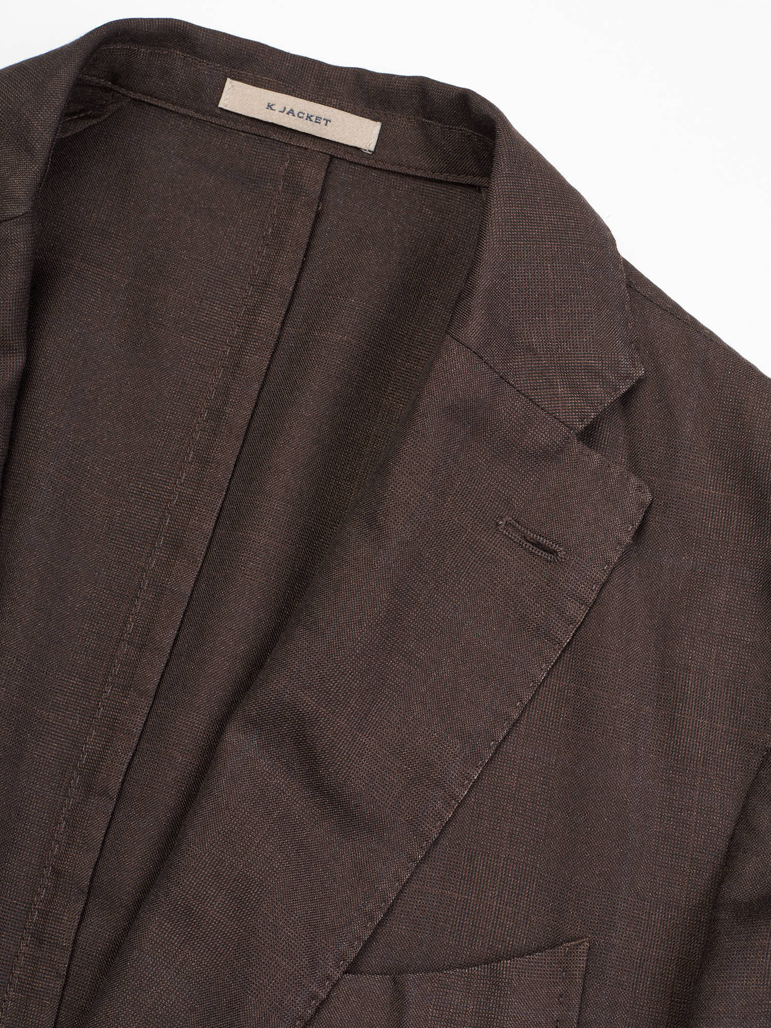 BOGLIOLI "K. Jacket" Chocolate Brown Cashmere-Silk Soft Jacket 50