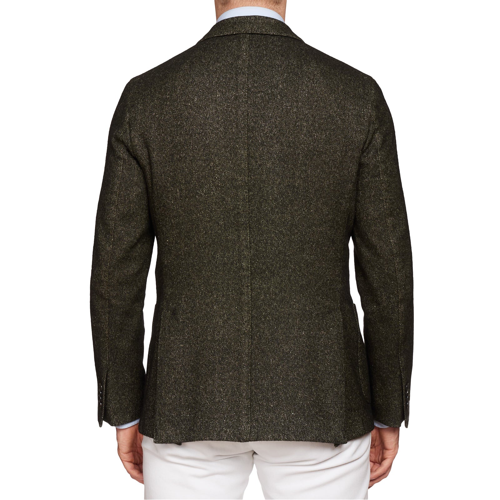 BOGLIOLI "K.Jacket" Green Wool-Silk-Linen-Cashmere Unlined DB Jacket EU 50 NEW US 40 BOGLIOLI