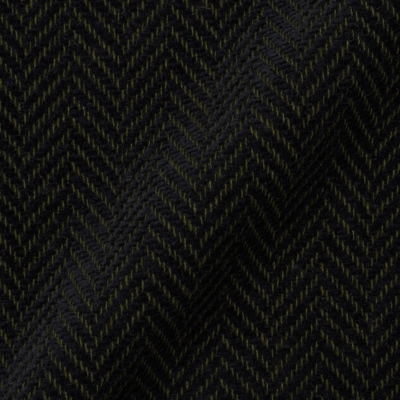 BOGLIOLI "Wear" Green Herringbone Cotton-Cashmere-Wool Unlined Pea Coat 50 NEW 40 BOGLIOLI