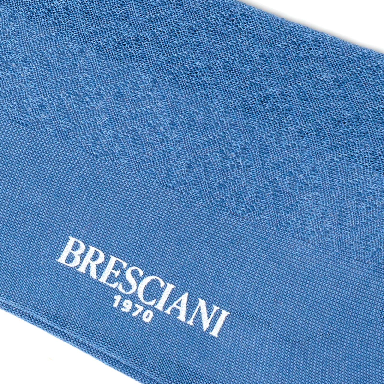 BRESCIANI Cotton Herringbone Mid Calf Length Socks US M-L BRESCIANI