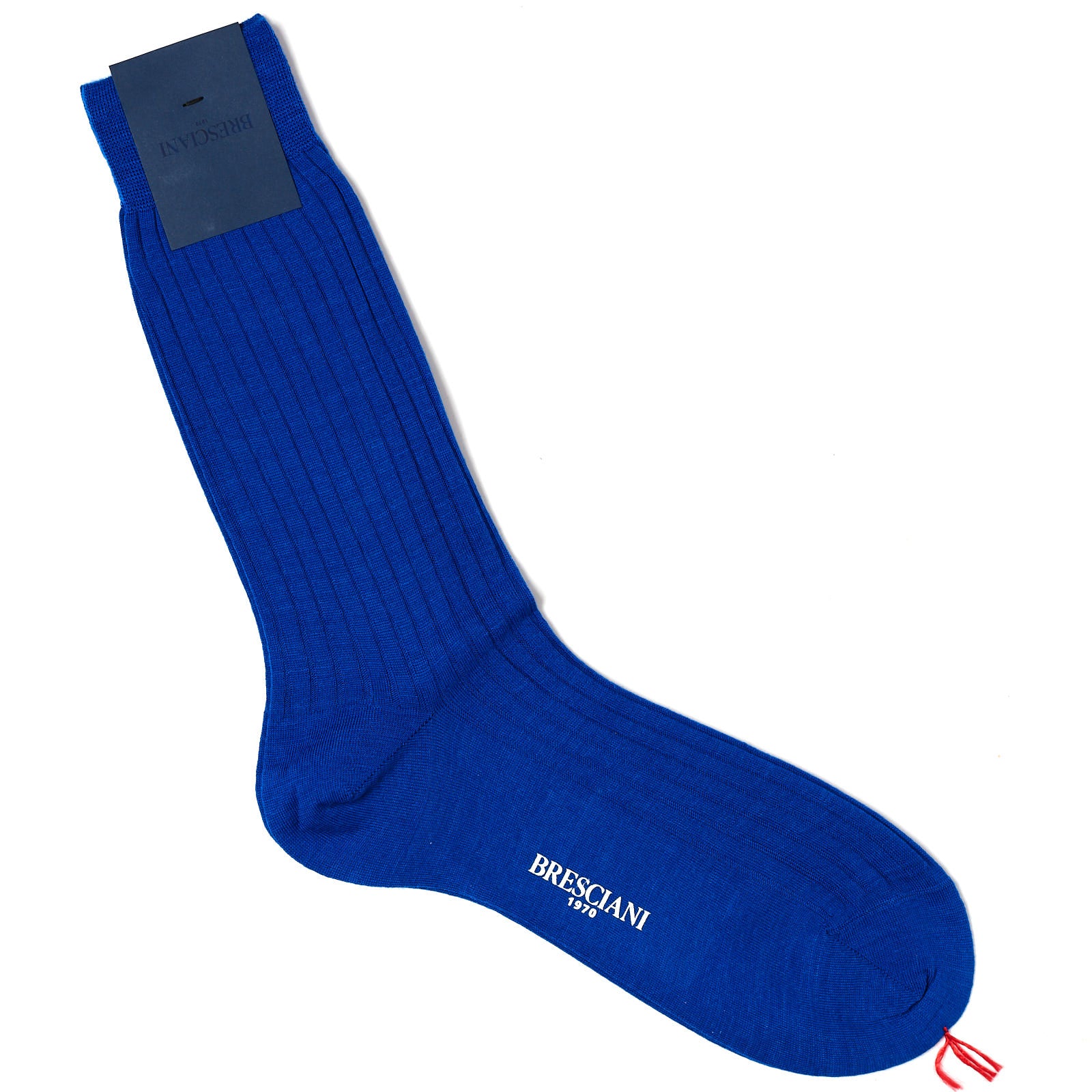 BRESCIANI Wool Blend Mid Calf Length Socks US M-L BRESCIANI