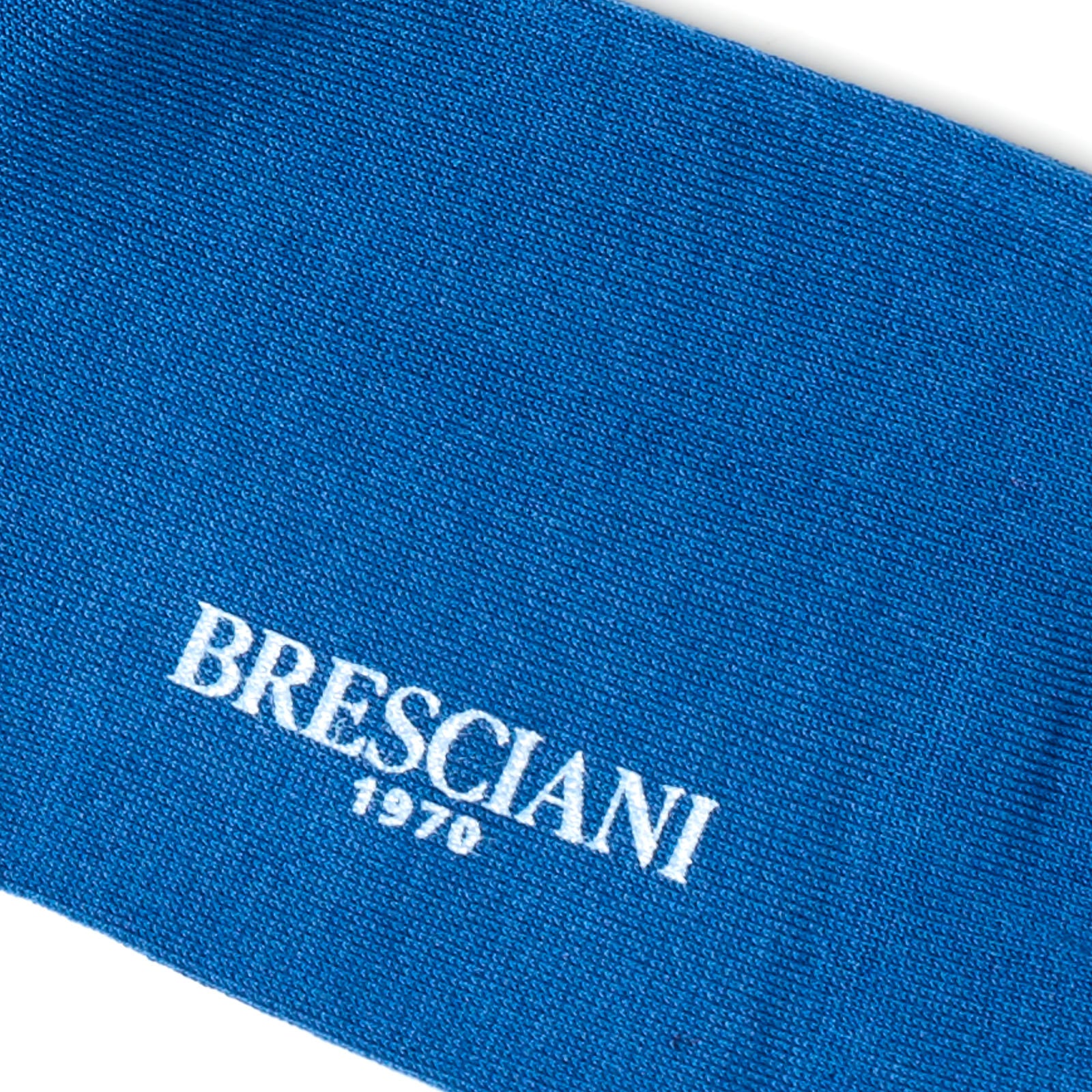 BRESCIANI Cotton Small Pattern Design Mid Calf Length Socks US M BRESCIANI