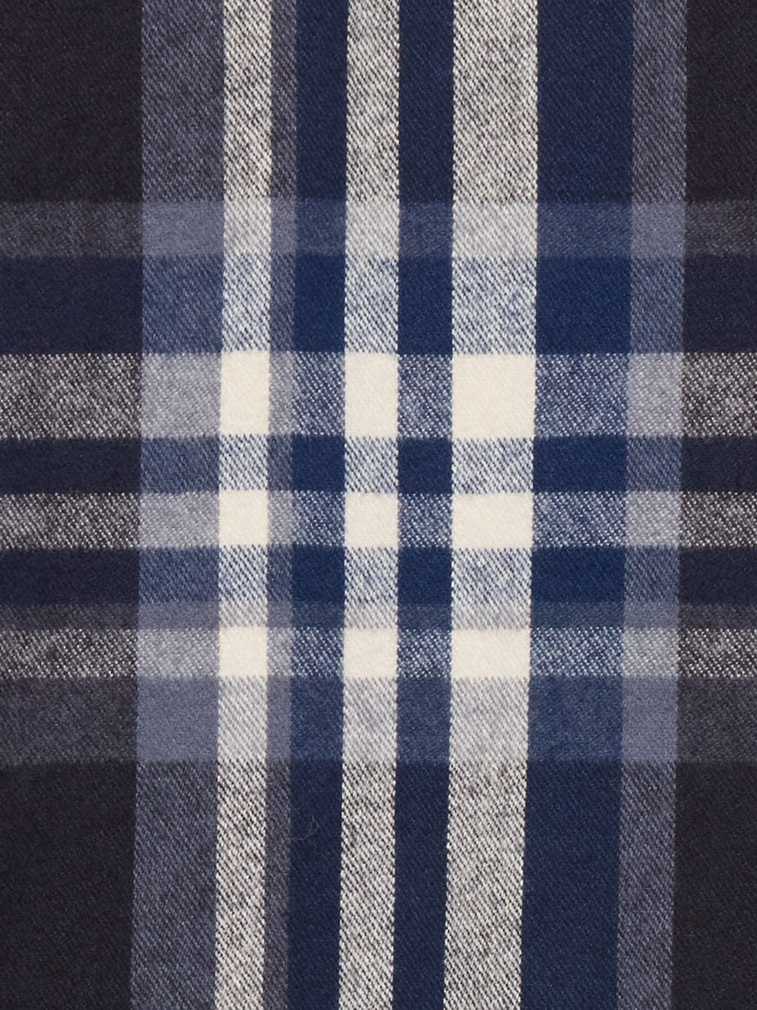 BRIONI Blue Plaid Flannel Cotton Long Sleeve Overshirt XL