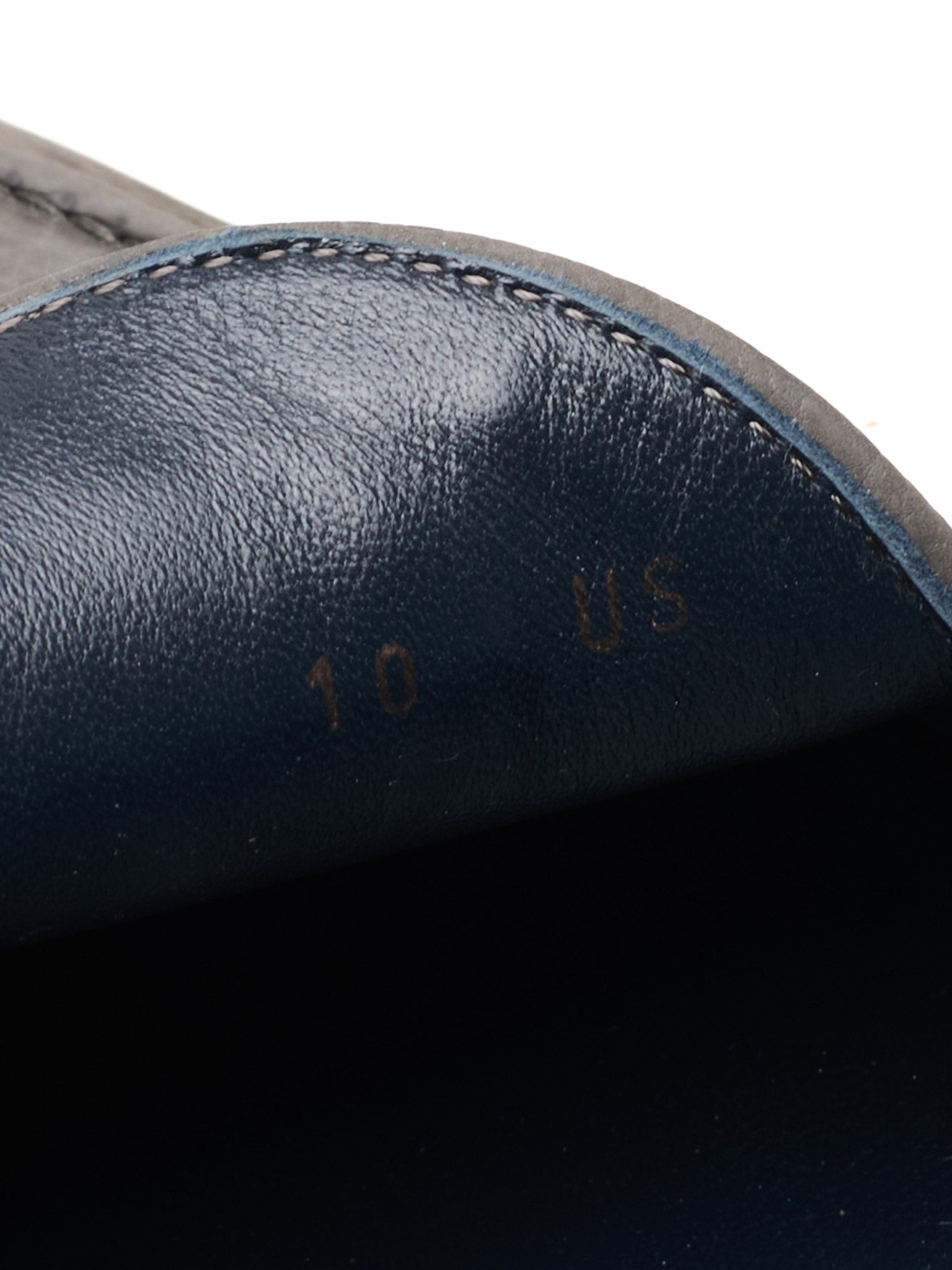BRIONI Gray Nubuck Handmade Appia Penny Loafers US 10