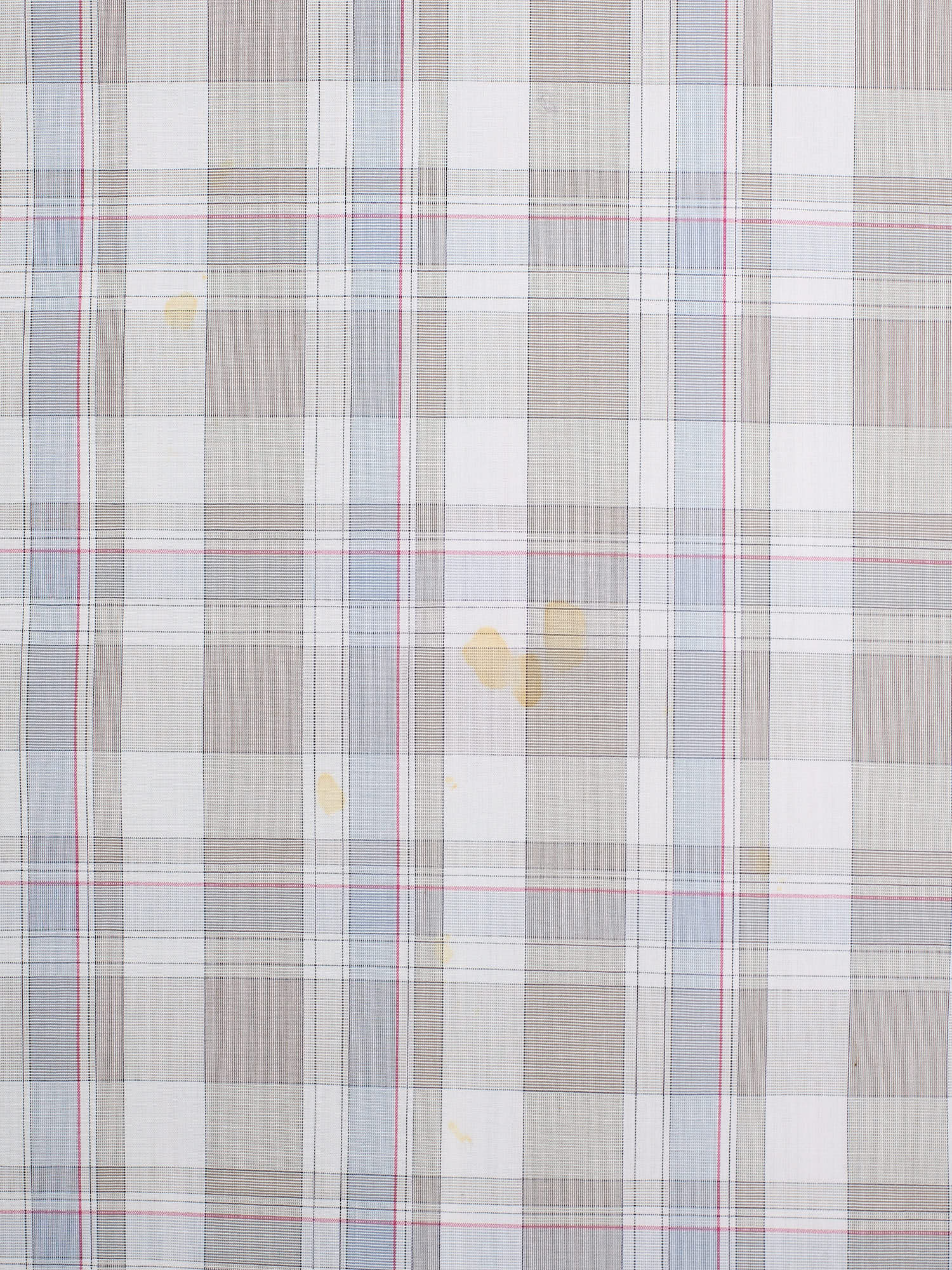 BRIONI Handmade Gray Plaid Cotton Dress Shirt L