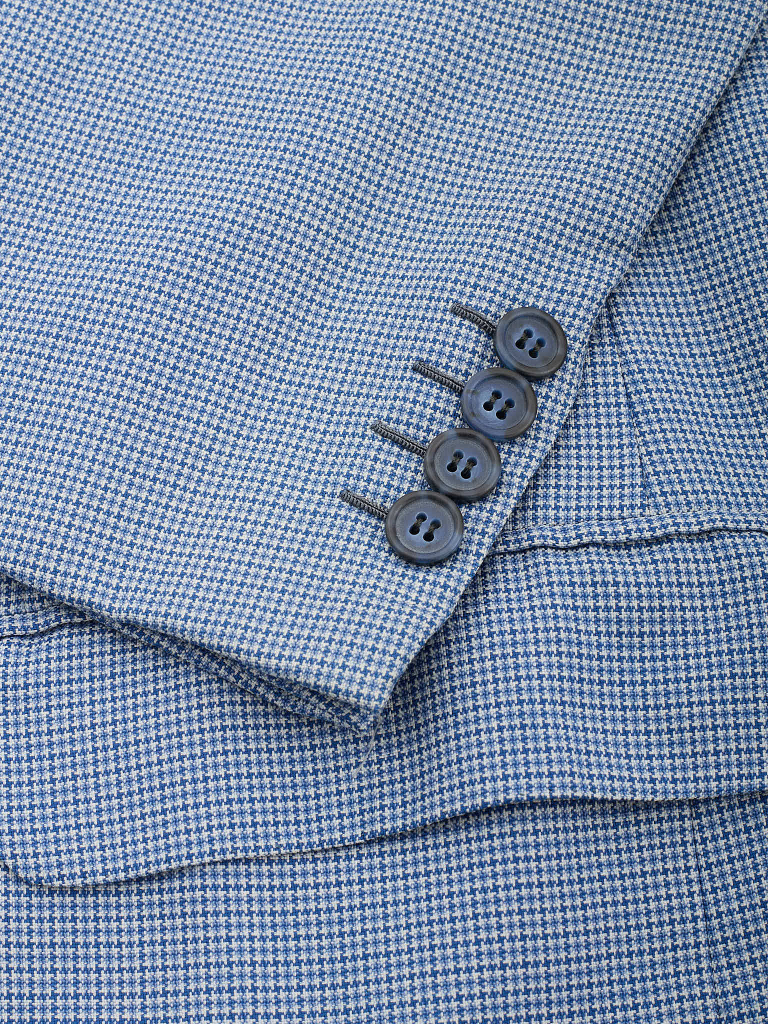 BRIONI Light Blue Checked Virgin Wool Blazer Jacket US 44