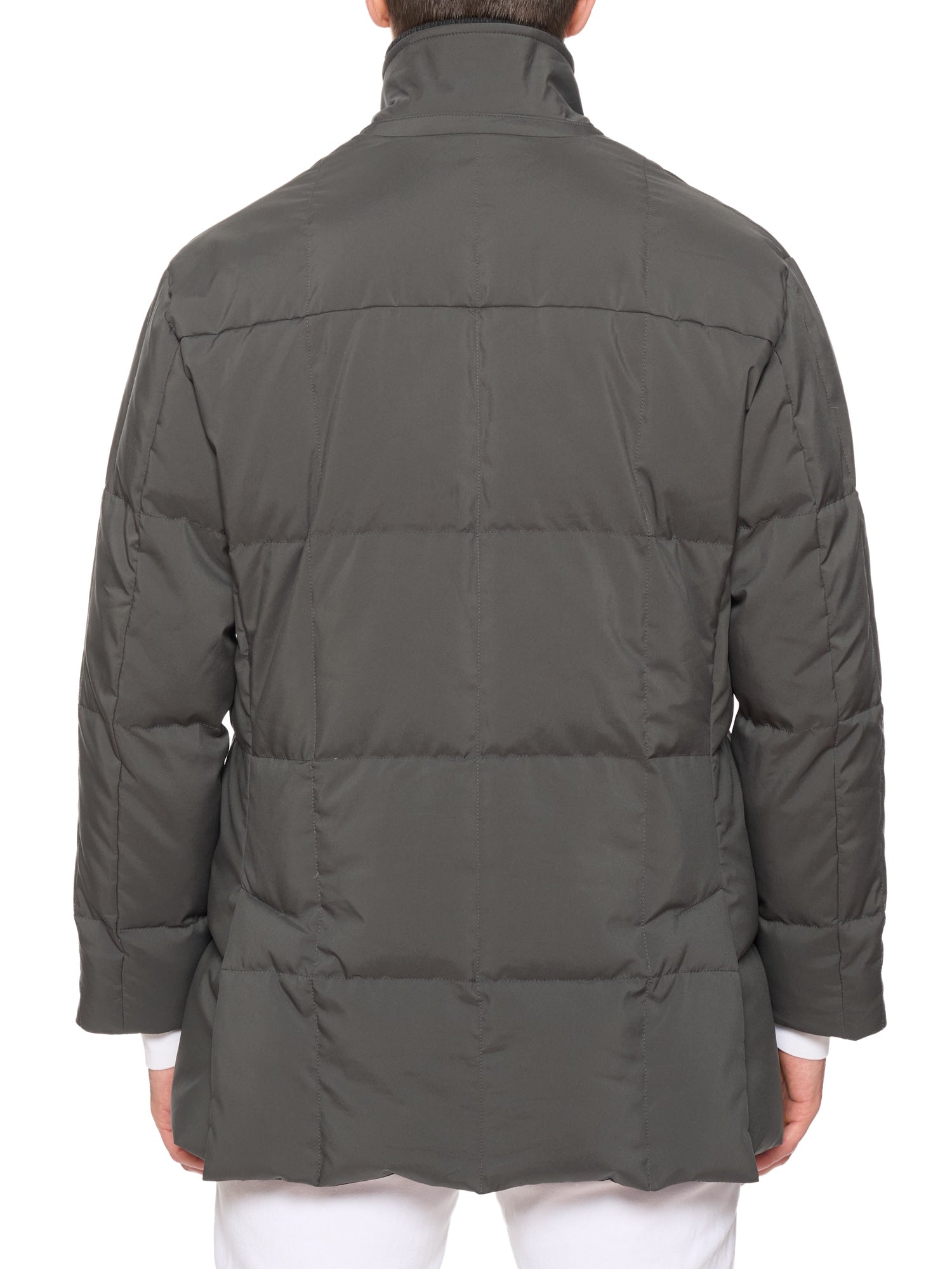 BRIONI Performa Gray Puffer Down Jacket US M Defect