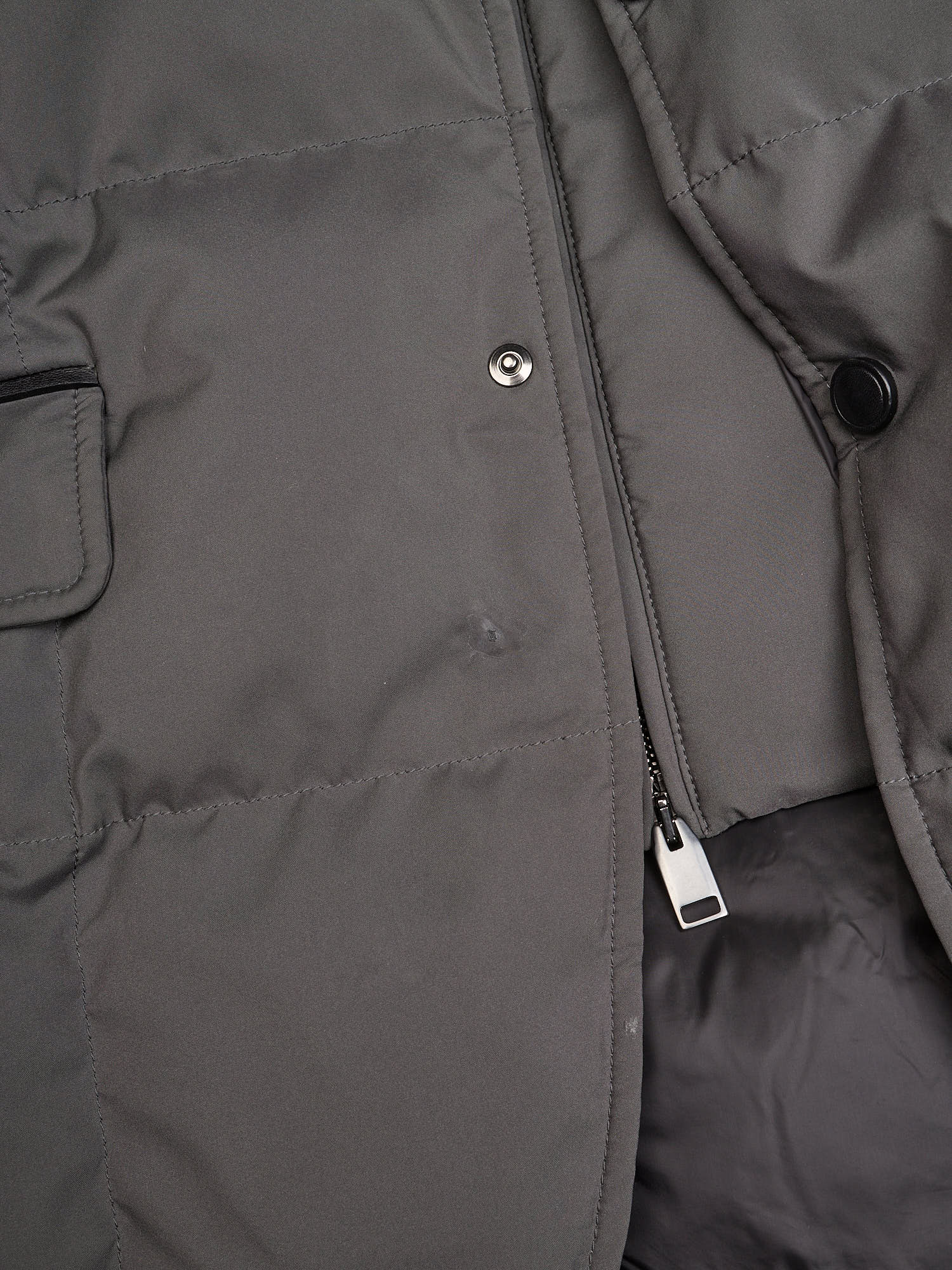 BRIONI Performa Gray Puffer Down Jacket US M Defect