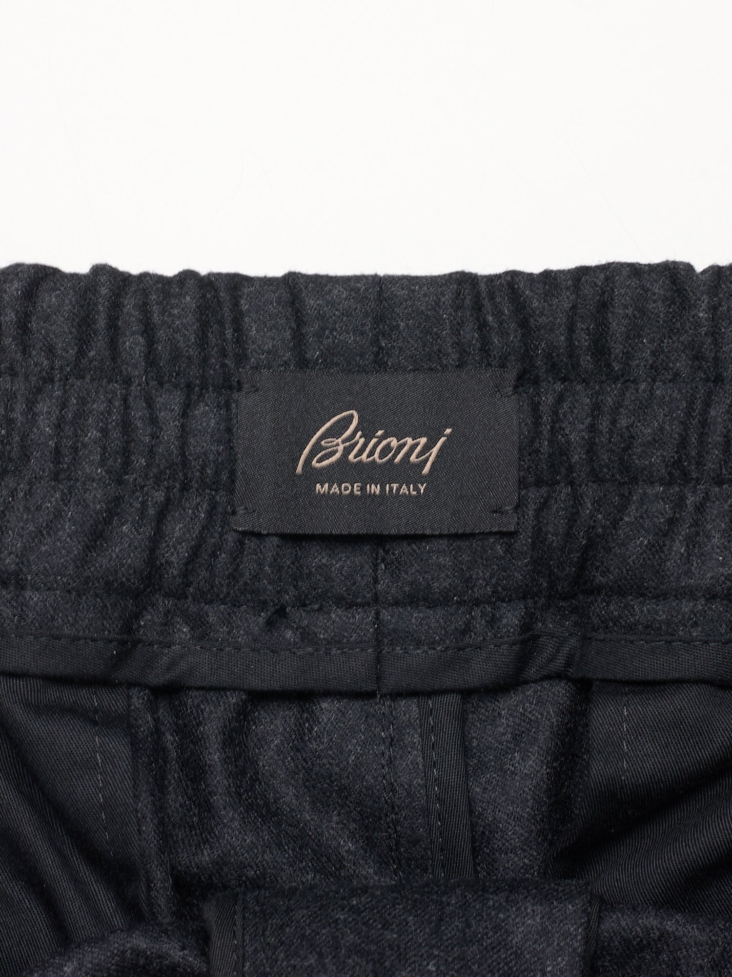 BRIONI Wool Dark Gray Flat Front Cargo Pants EU 52 NEW US 36