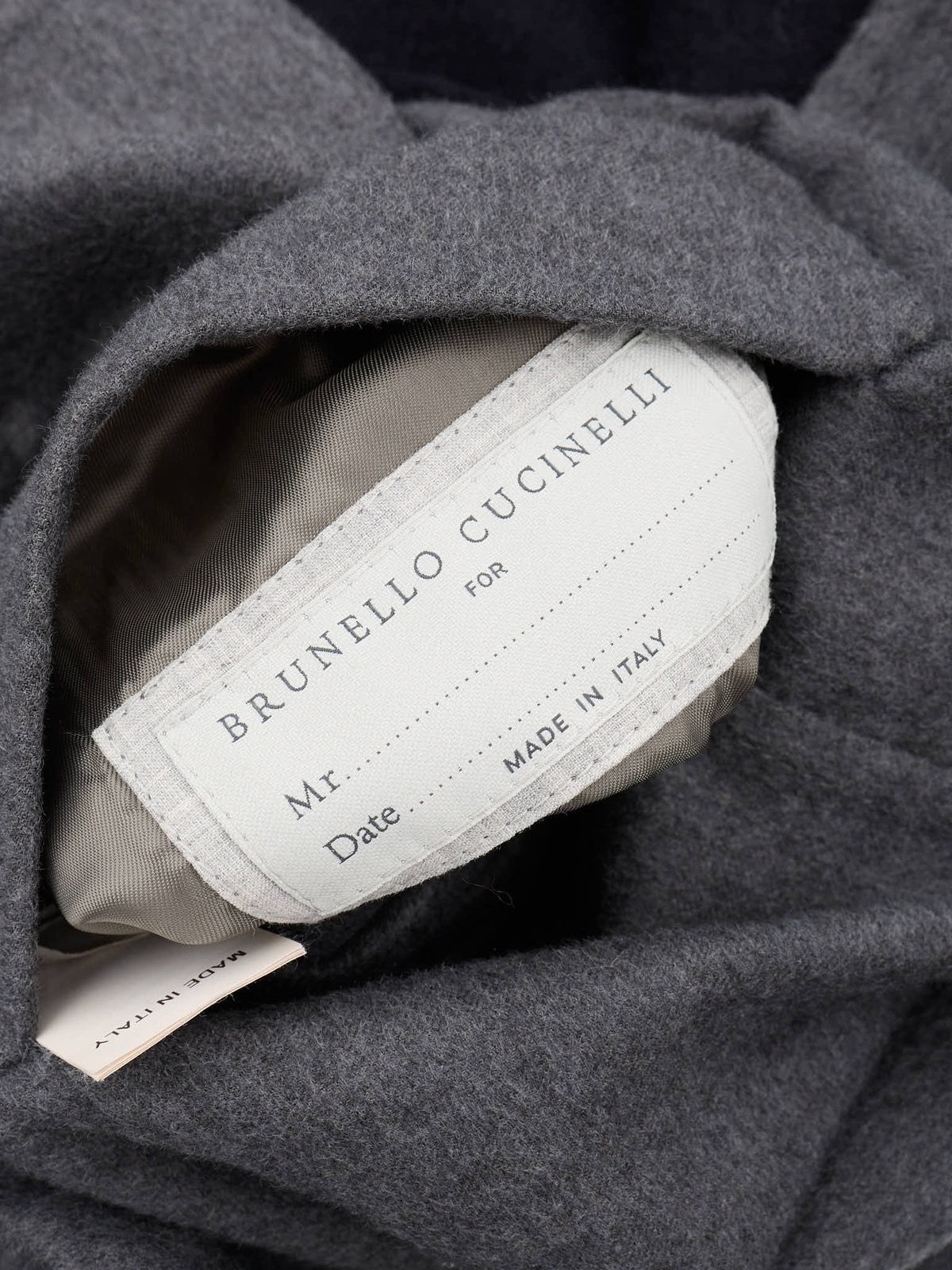 BRUNELLO CUCINELLI Blue Gray Cashmere-Silk Reversible Double Sided Jacket