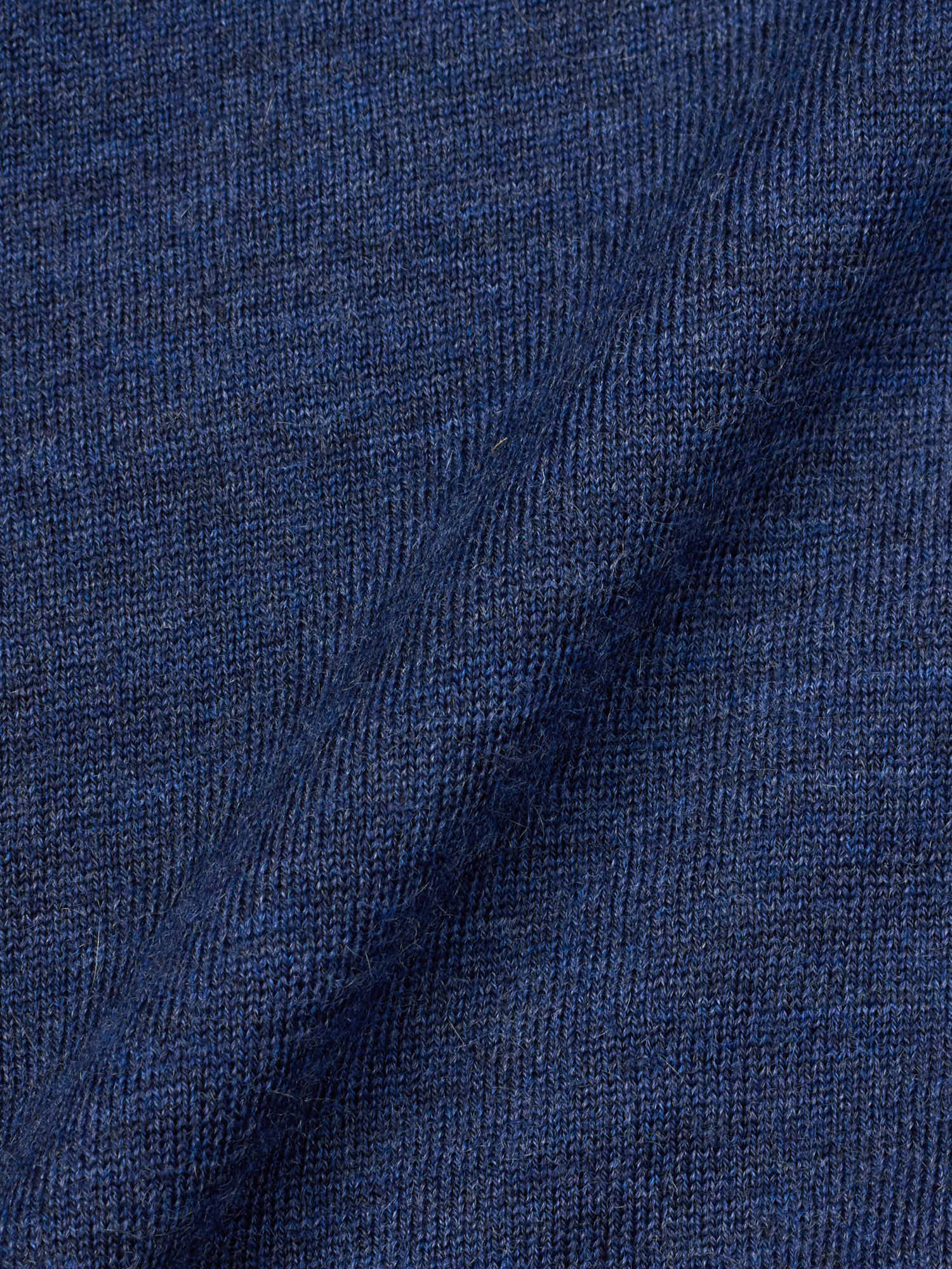 BRUNELLO CUCINELLI Blue Wool Cashmere V-Neck Sweater EU 56 US XL