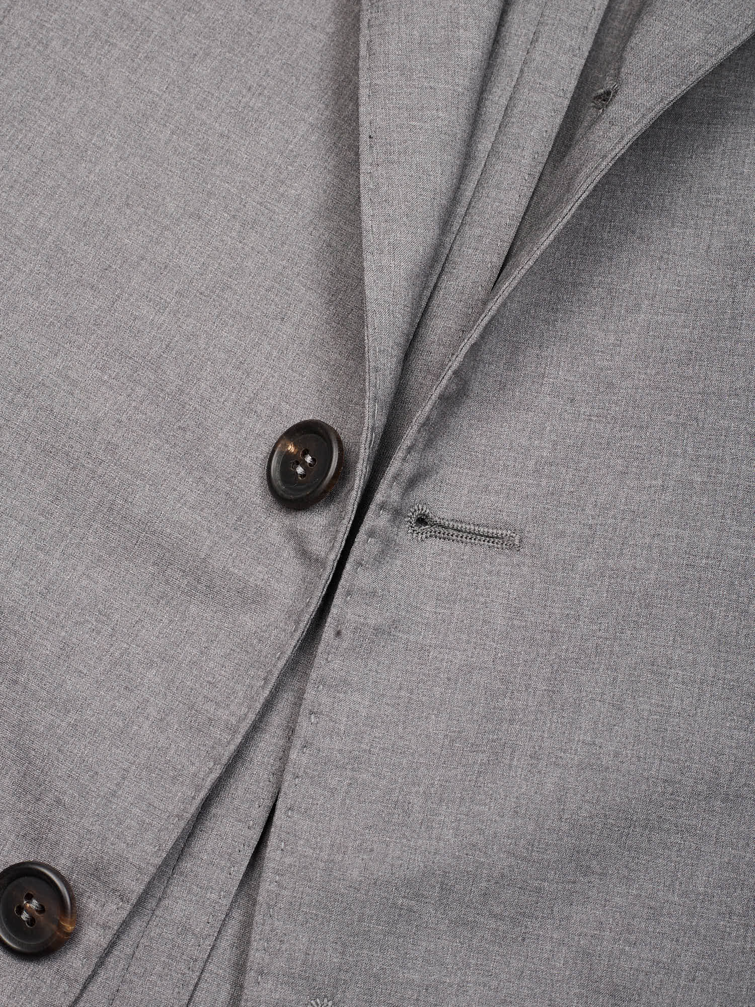 BRUNELLO CUCINELLI Gray Wool-Silk Jacket EU 50 NEW US 40