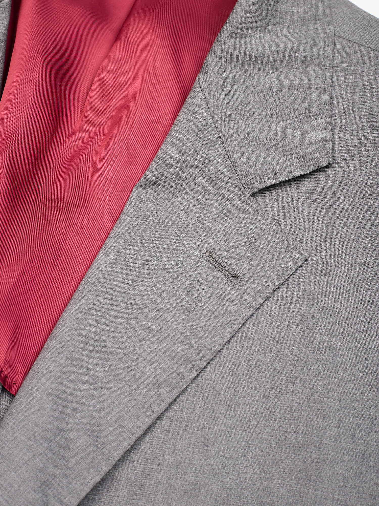 BRUNELLO CUCINELLI Gray Wool-Silk Jacket EU 50 NEW US 40