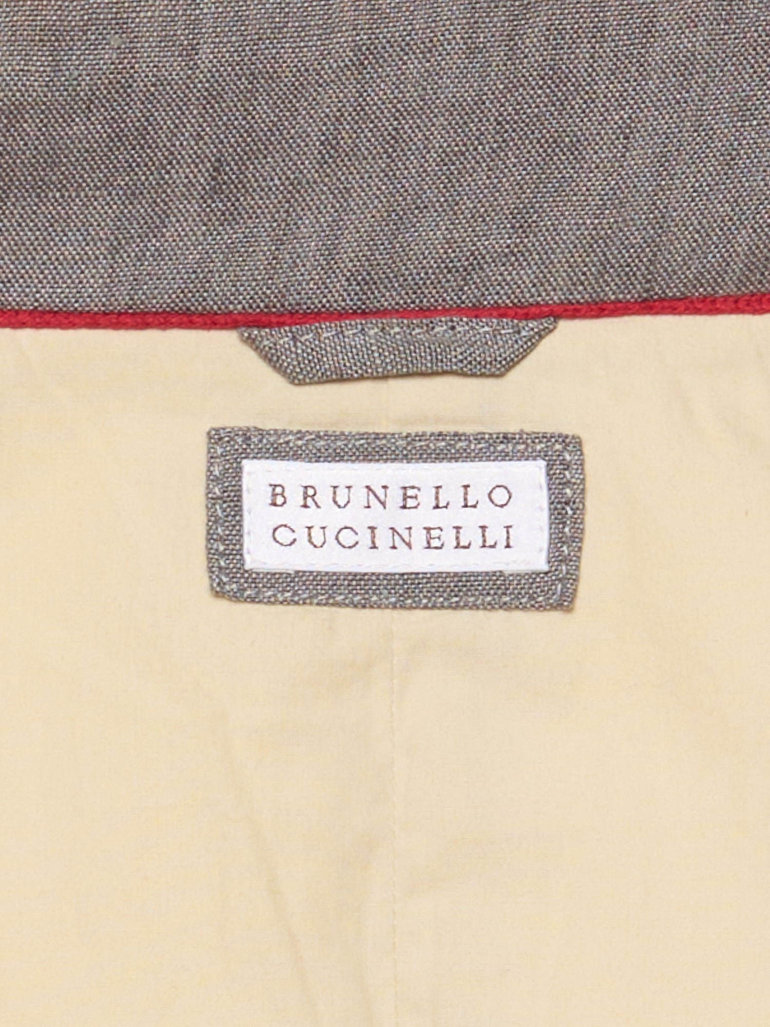 BRUNELLO CUCINELLI Gray Goose Down Puffer Vest M