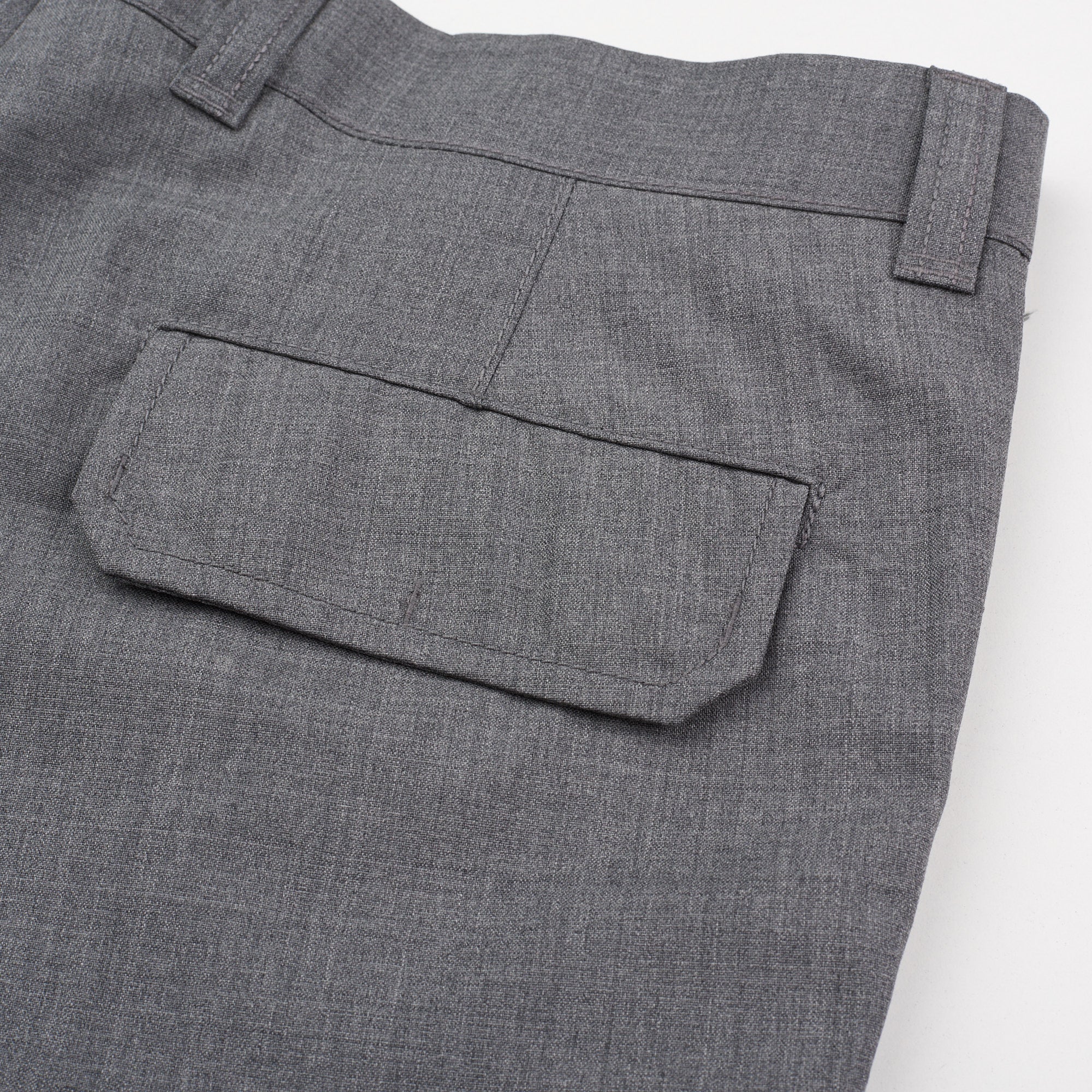 BRUNELLO CUCINELLI Gray Wool Cargo Slim Fit Pants EU 50 NEW US 34 BRUNELLO CUCINELLI