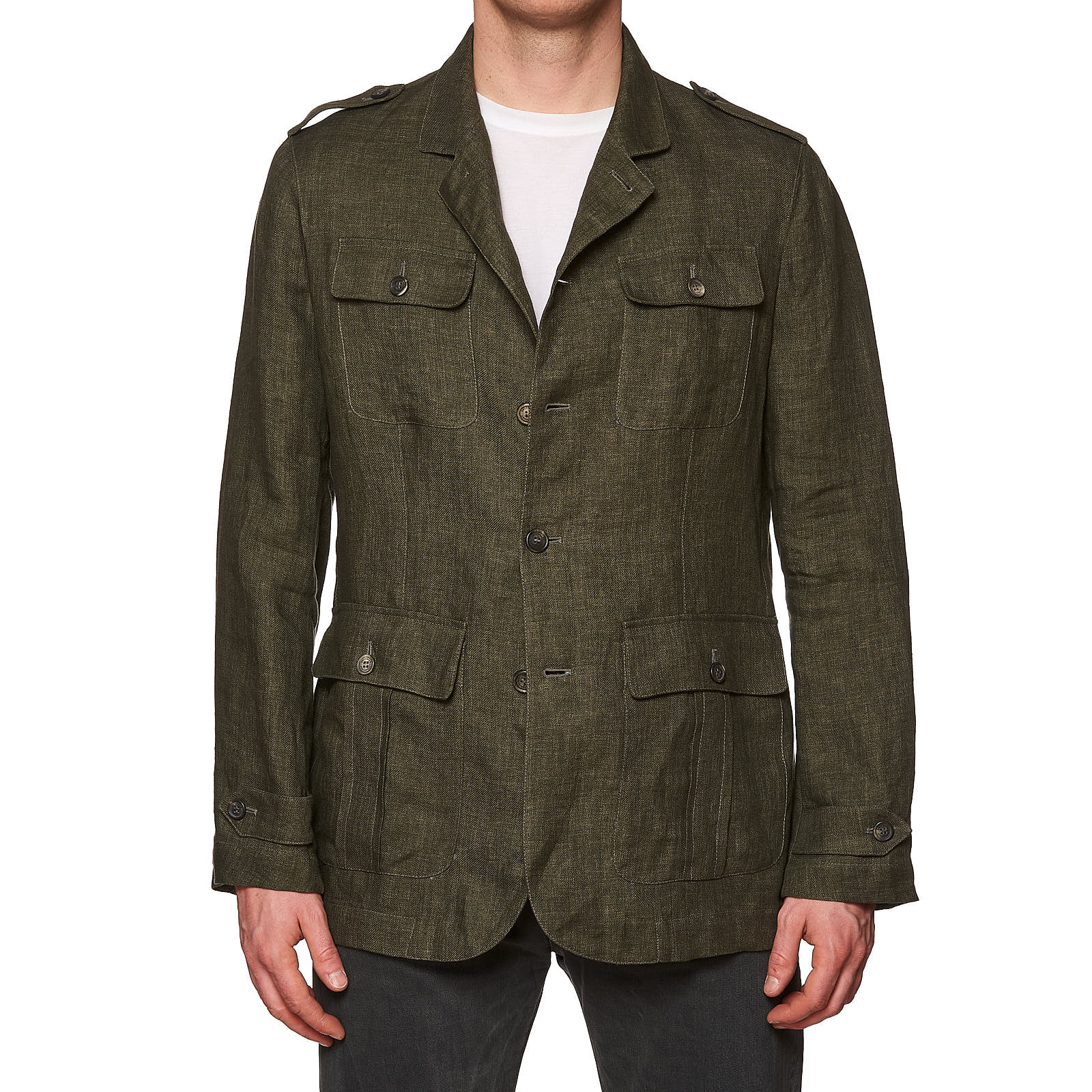 slim fit dress slacks VERA LONG BOMBER DRESS JACKET IN OLIVE GREEN – AKIRA main image 1