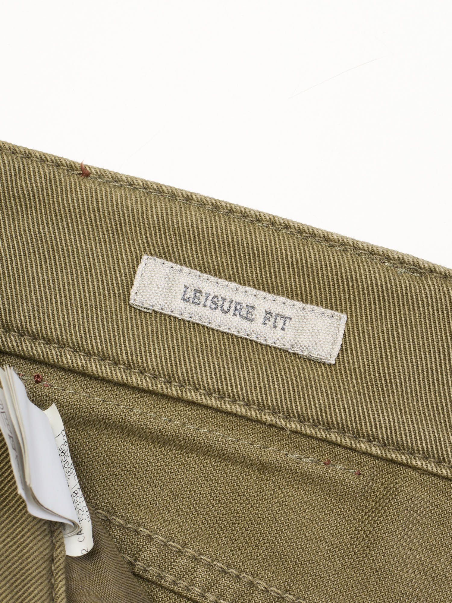 BRUNELLO CUCINELLI Green Twill Cotton Slim Leisure Fit Jeans EU 50 US 34