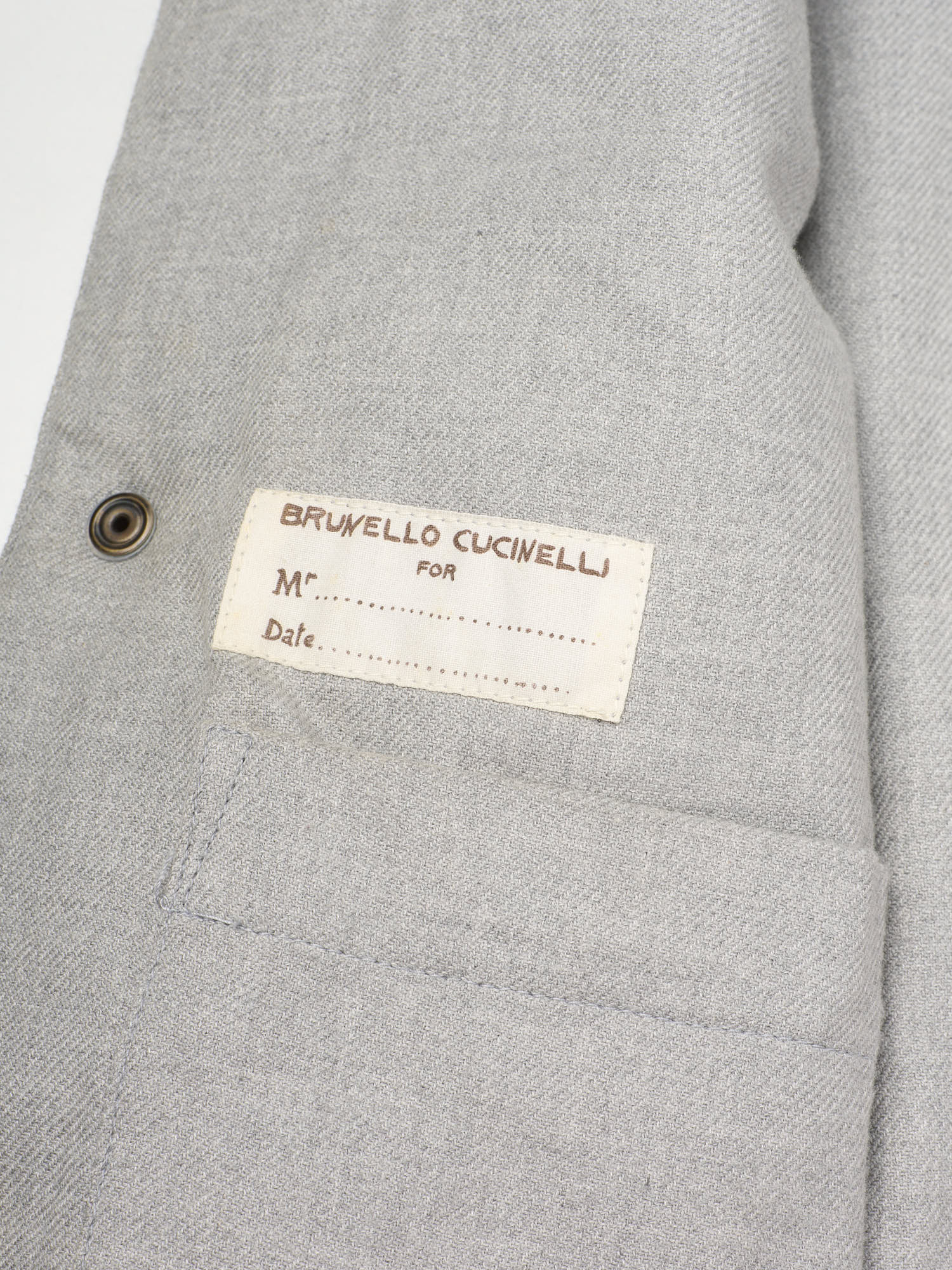 BRUNELLO CUCINELLI Navy Blue Cotton Vest M