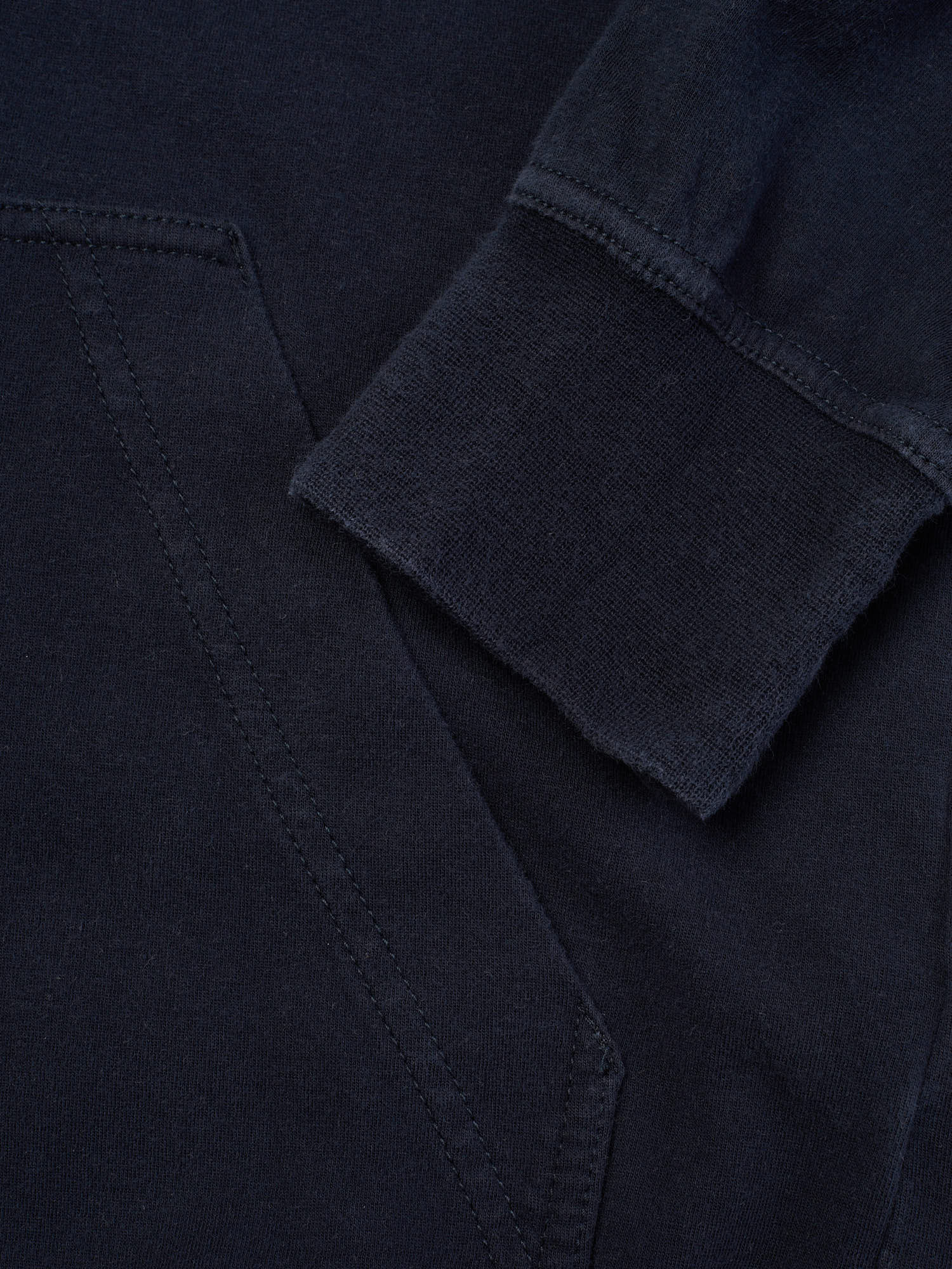 BRUNELLO CUCINELLI Blue Cotton Zip Hoodie Size L