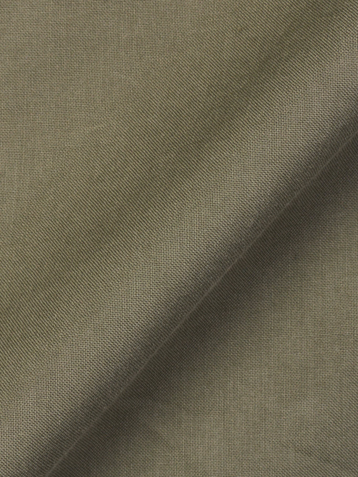 BRUNELLO CUCINELLI Olive Cotton Leisure Fit Casual Western Shirt