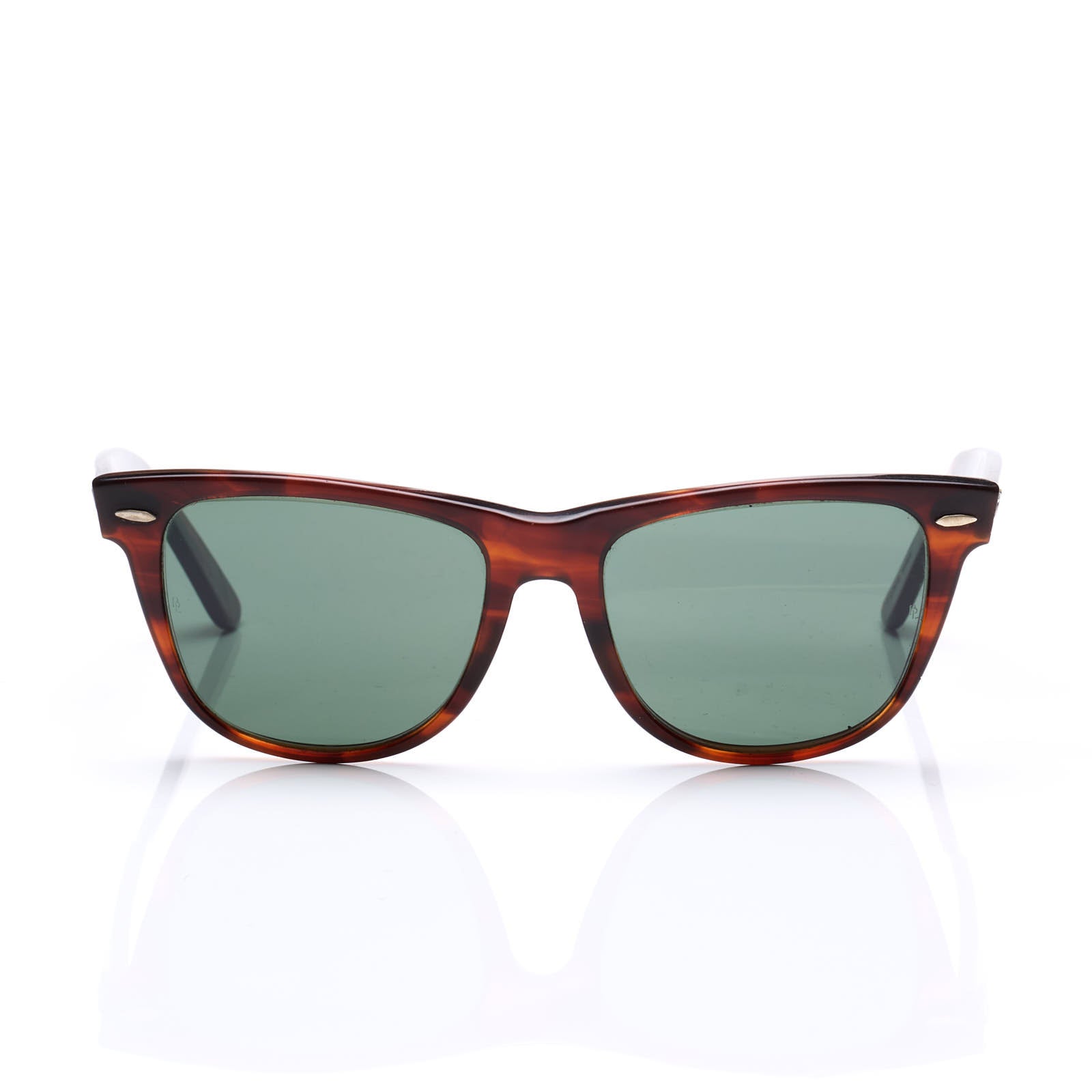 Vintage B&L RAY BAN Wayfarer II Tortoise Gray G-15 Lenses Sunglasses