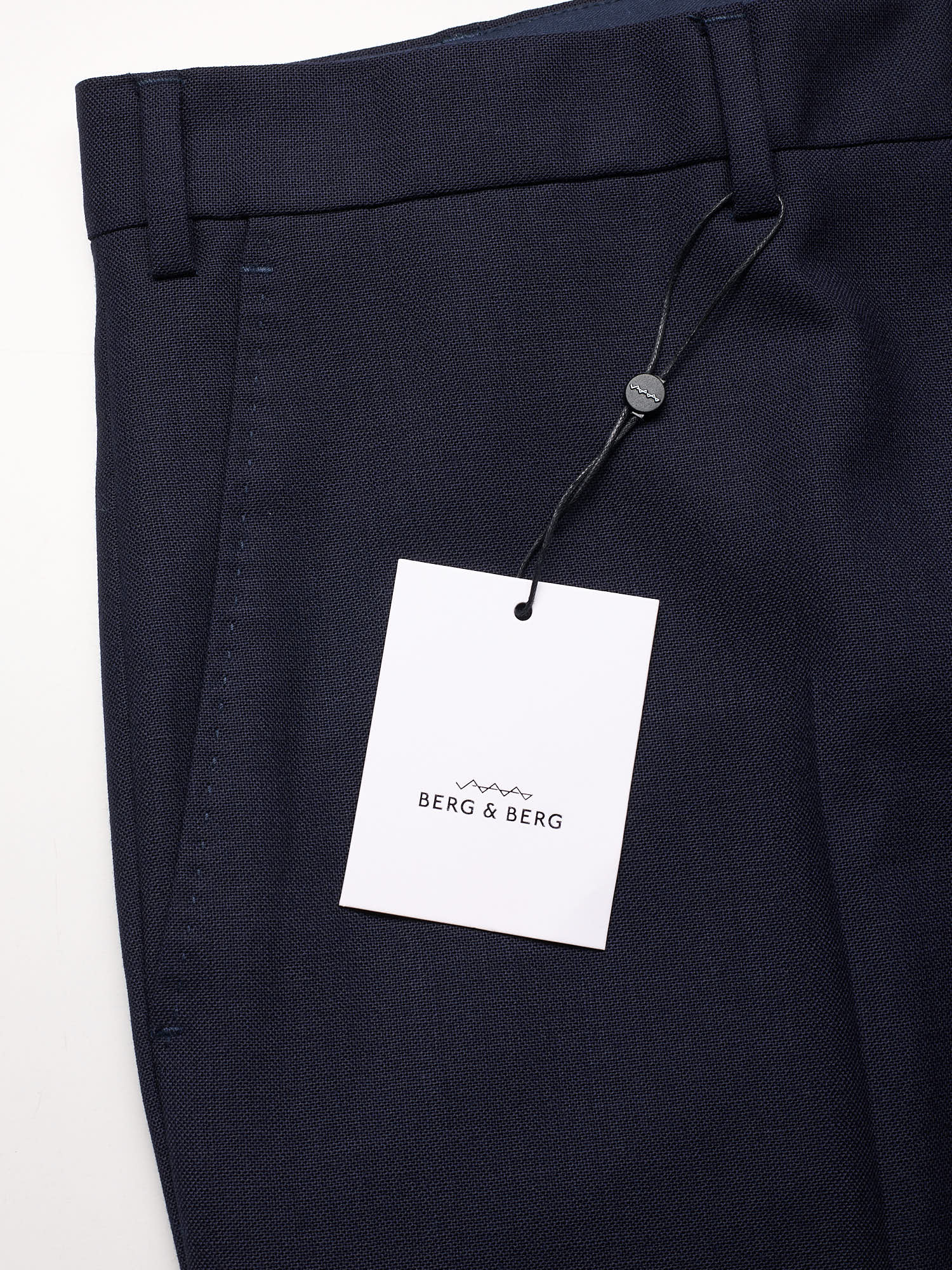 BERG & BERG Alfie Navy Blue Slim Fit Dress Pants EU 52 NEW US 36