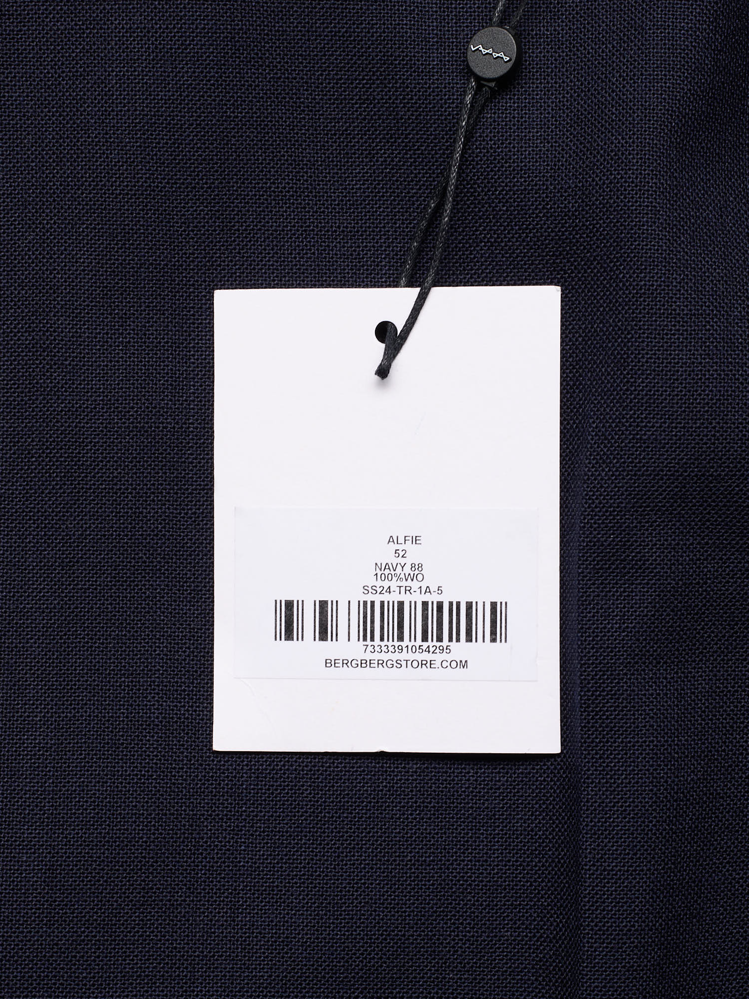 BERG & BERG Alfie Navy Blue Slim Fit Dress Pants EU 52 NEW US 36