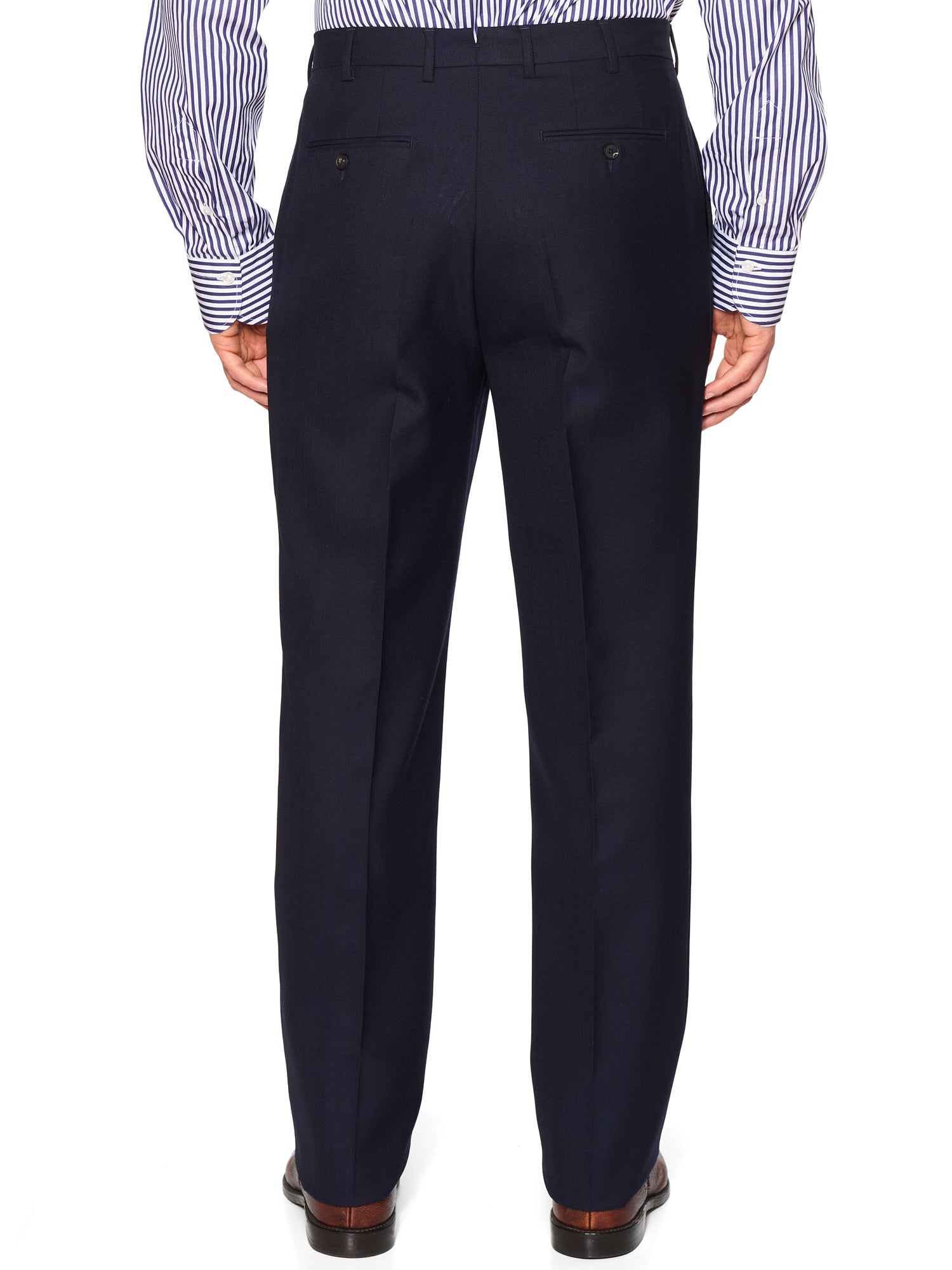 BERG & BERG Alfie Navy Blue Slim Fit Dress Pants EU 52 NEW US 36