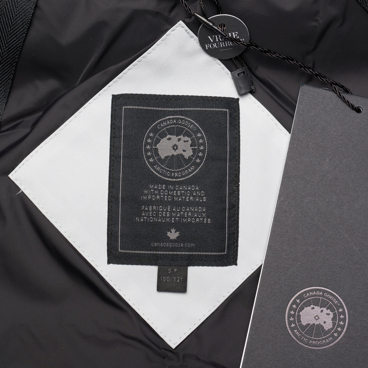CANADA GOOSE Sherridon Parka Black Label 2073MB 200 with Fur Ruff Silverbirch CANADA GOOSE