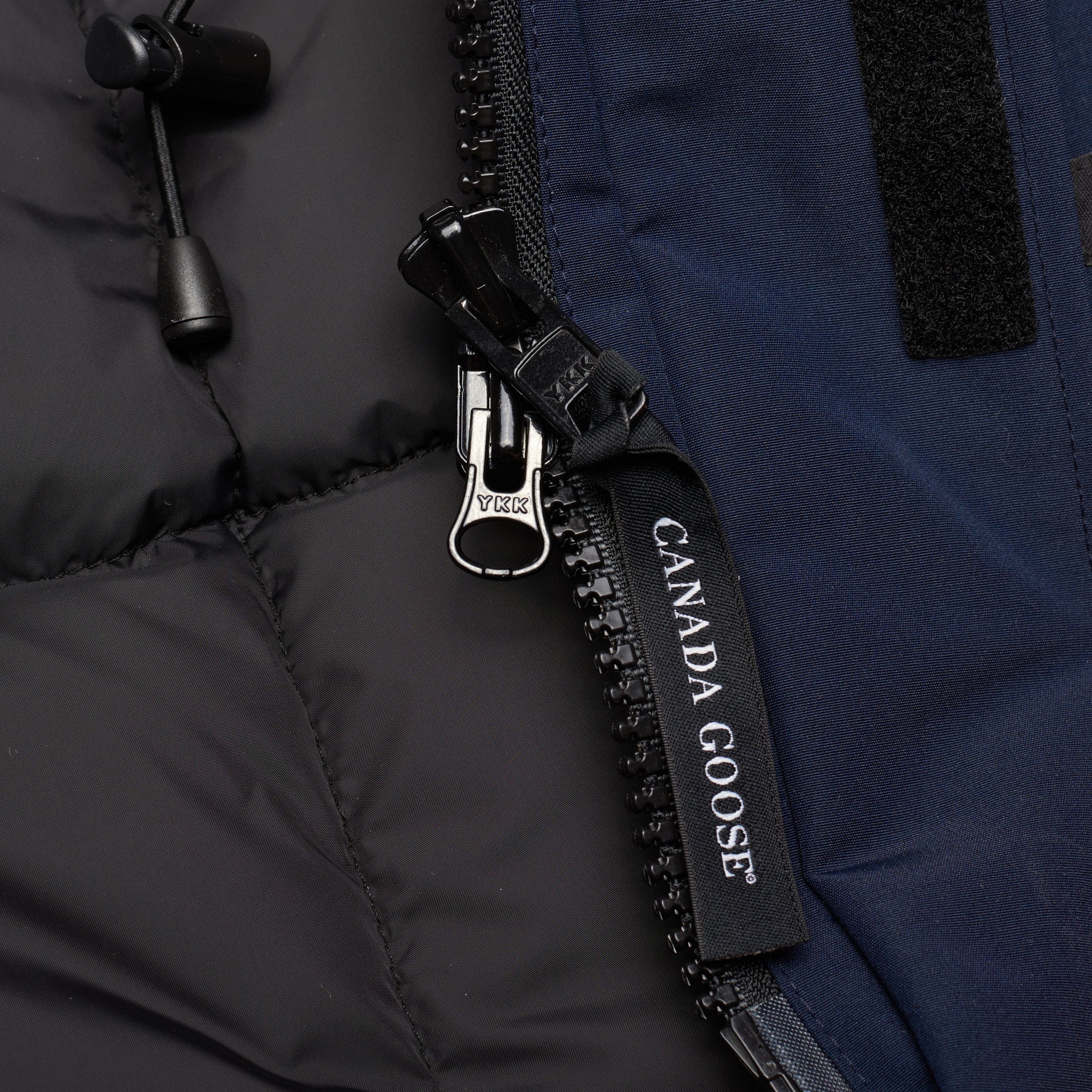 CANADA GOOSE Langford Parka 2062M 63 Atlantic Navy Blue Down Jacket Fur Ruff CANADA GOOSE