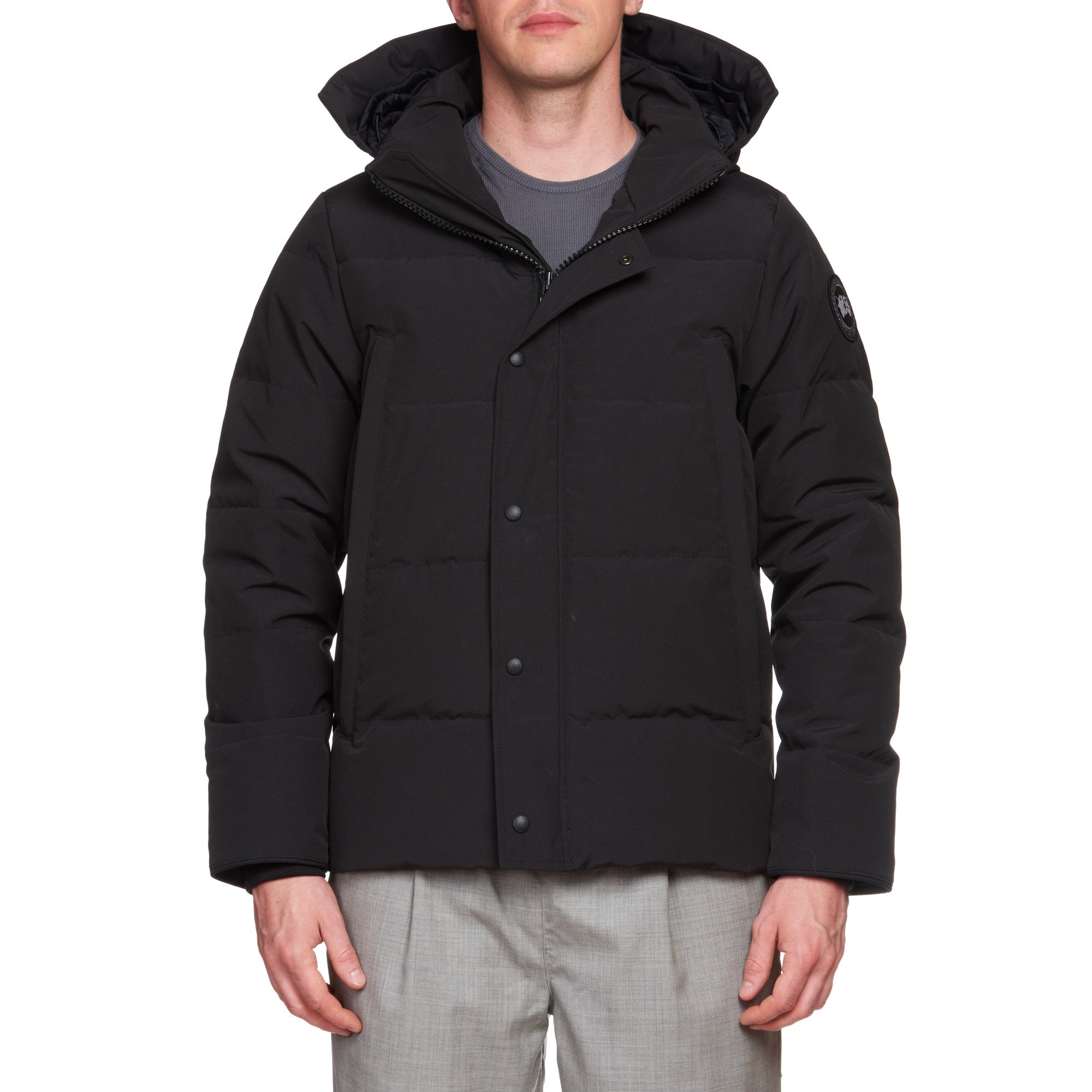 CANADA GOOSE Wyndham Parka Black Label 2048MB 61 Black Down Jacket Coat NEW CANADA GOOSE