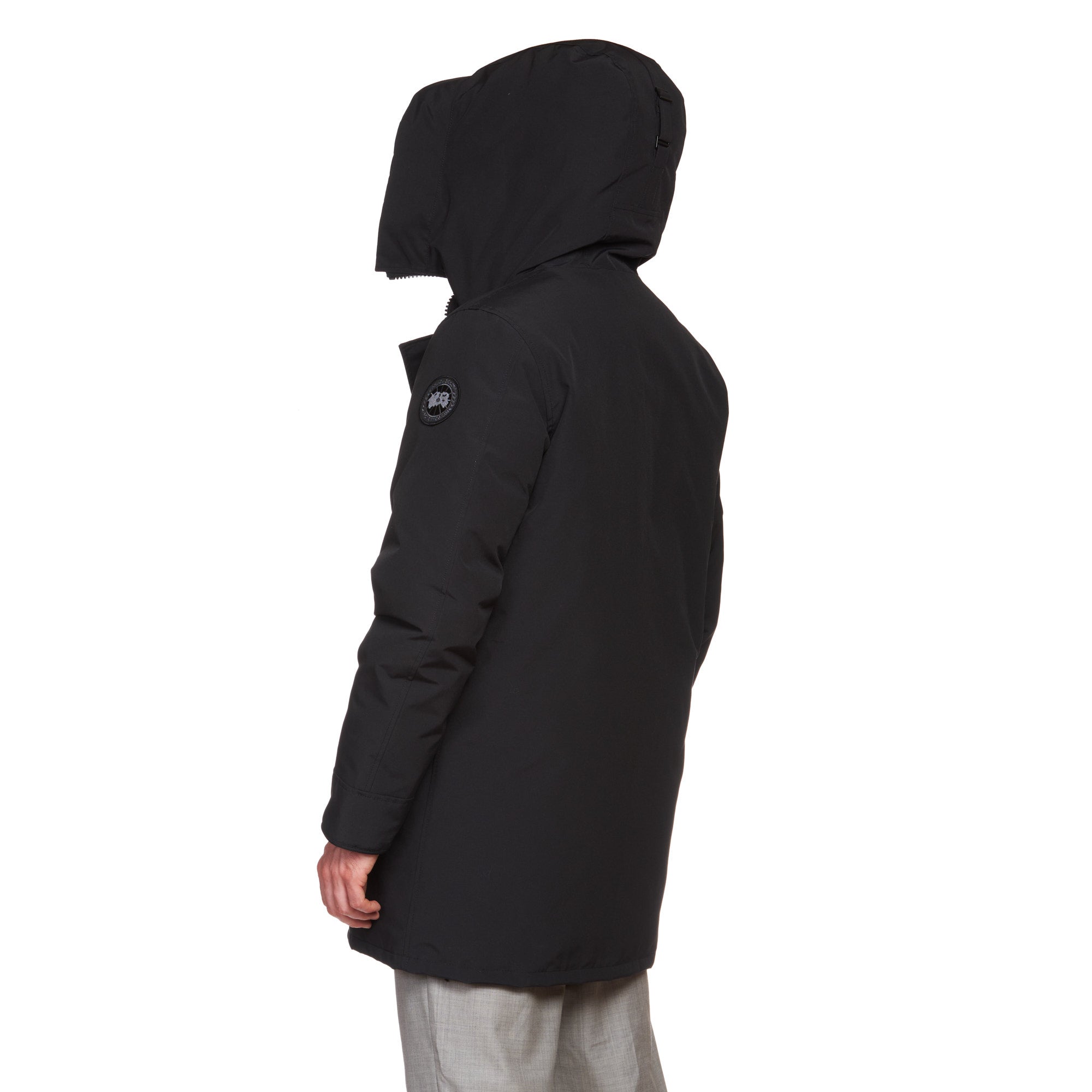 CANADA GOOSE Langford Parka Black Label 2052MB 61 Black Down Jacket Coat CANADA GOOSE