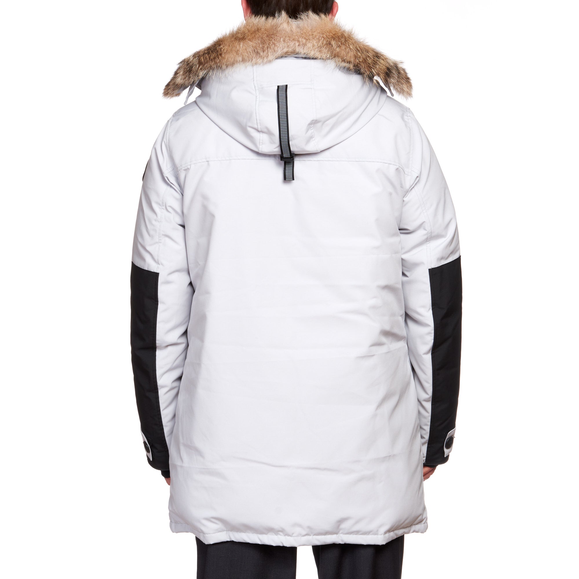 CANADA GOOSE Sherridon Parka Black Label 2073MB 200 with Fur Ruff Silverbirch CANADA GOOSE
