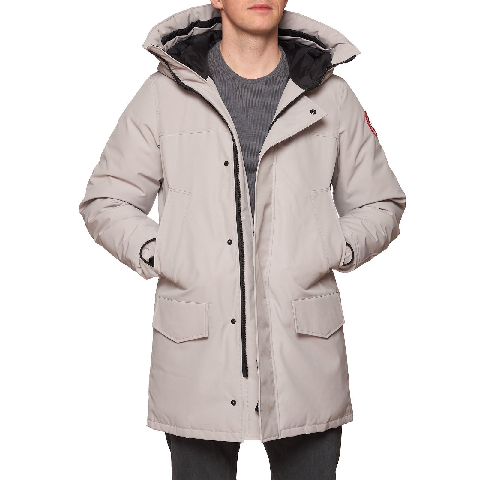 CANADA GOOSE Langford Parka 2052M47 432 Limestone Down Jacket Coat CANADA GOOSE