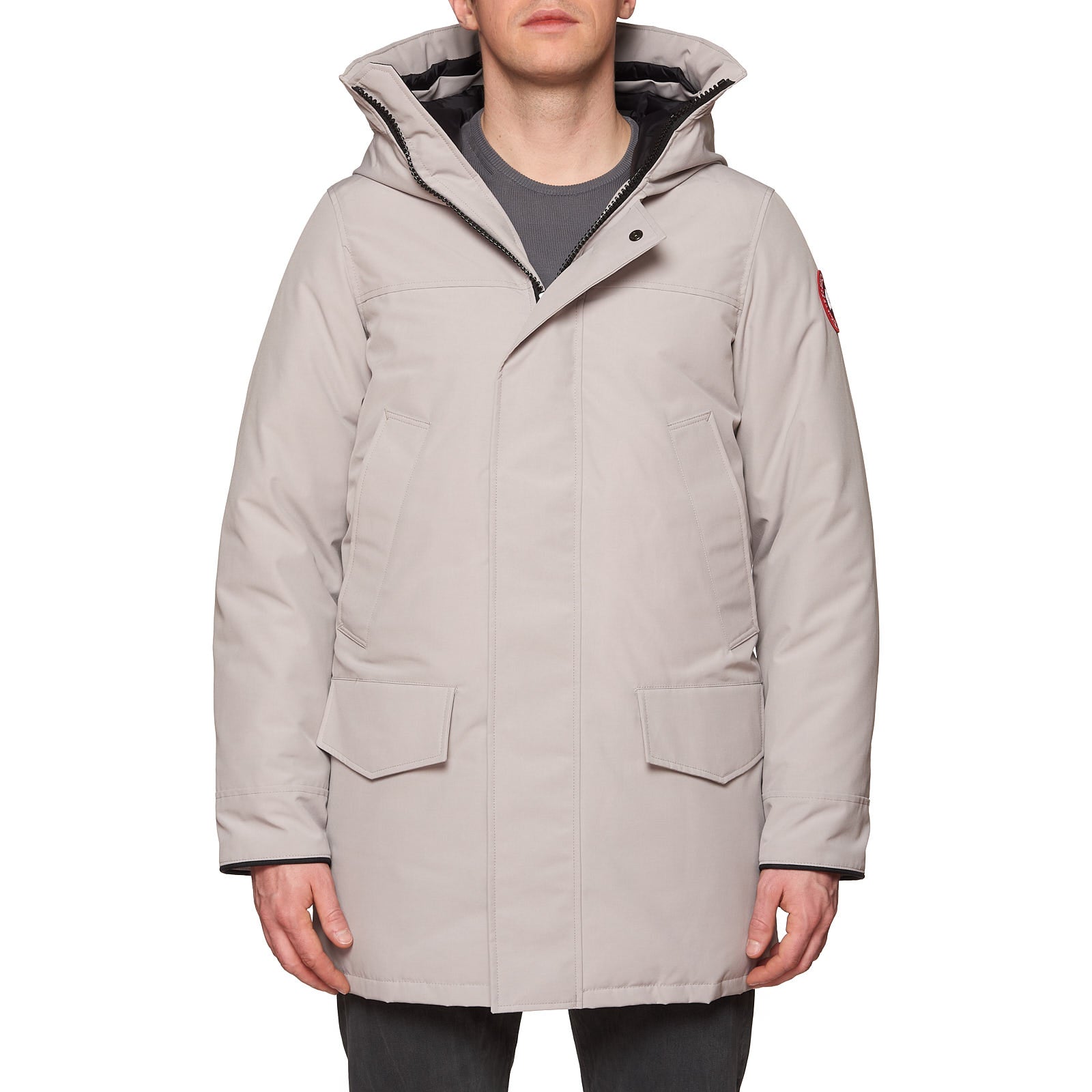 CANADA GOOSE Langford Parka 2052M47 432 Limestone Down Jacket Coat CANADA GOOSE