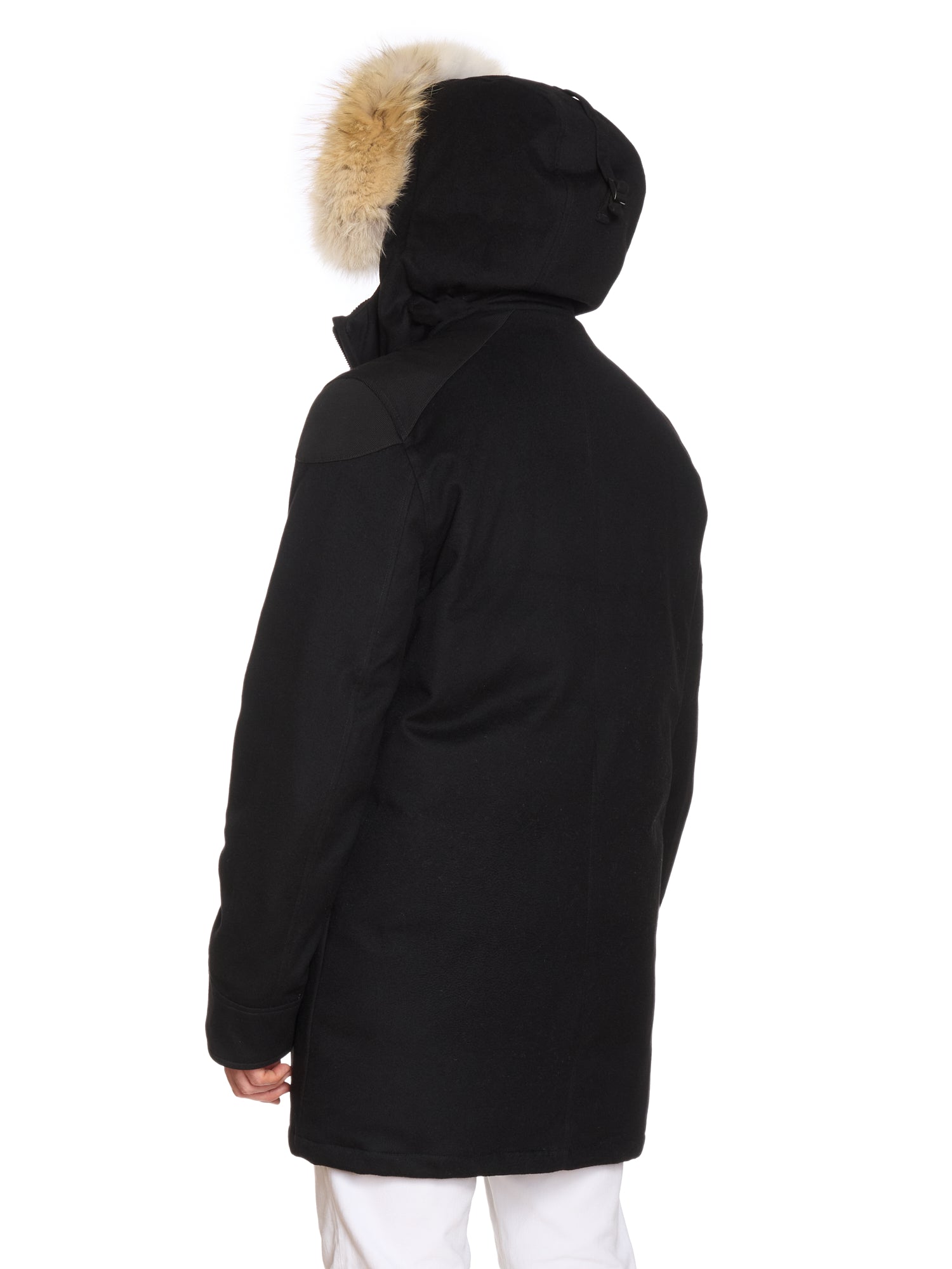 CANADA GOOSE x LORO PIANA Branta Trento Black Down Parka XL Fur Ruff