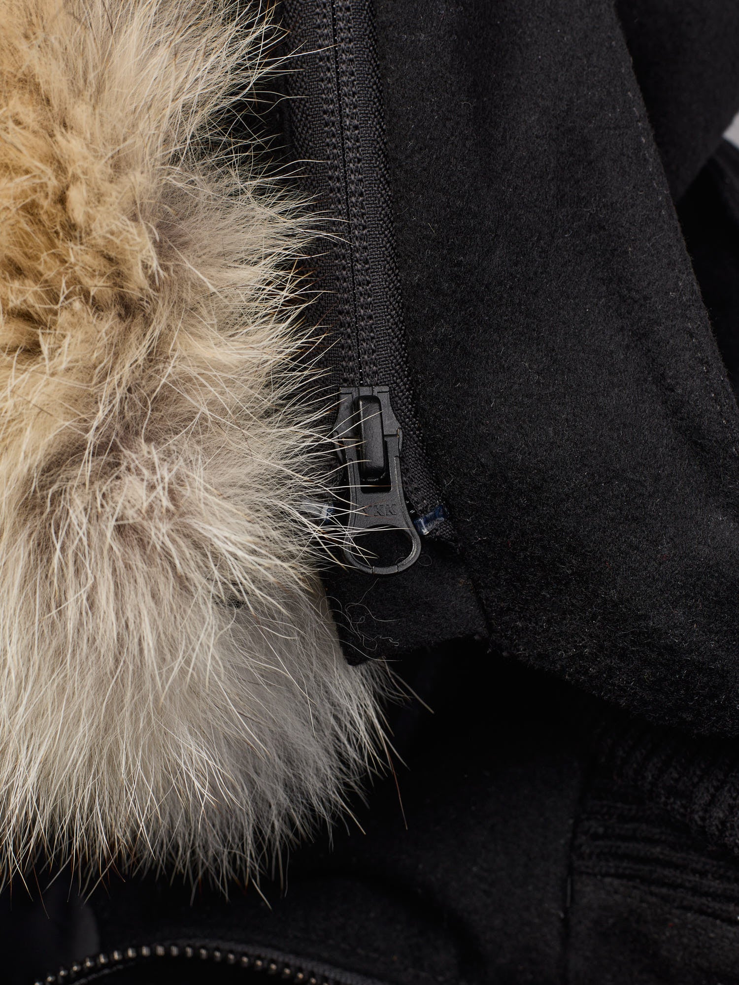 CANADA GOOSE x LORO PIANA Branta Trento Black Down Parka XL Fur Ruff