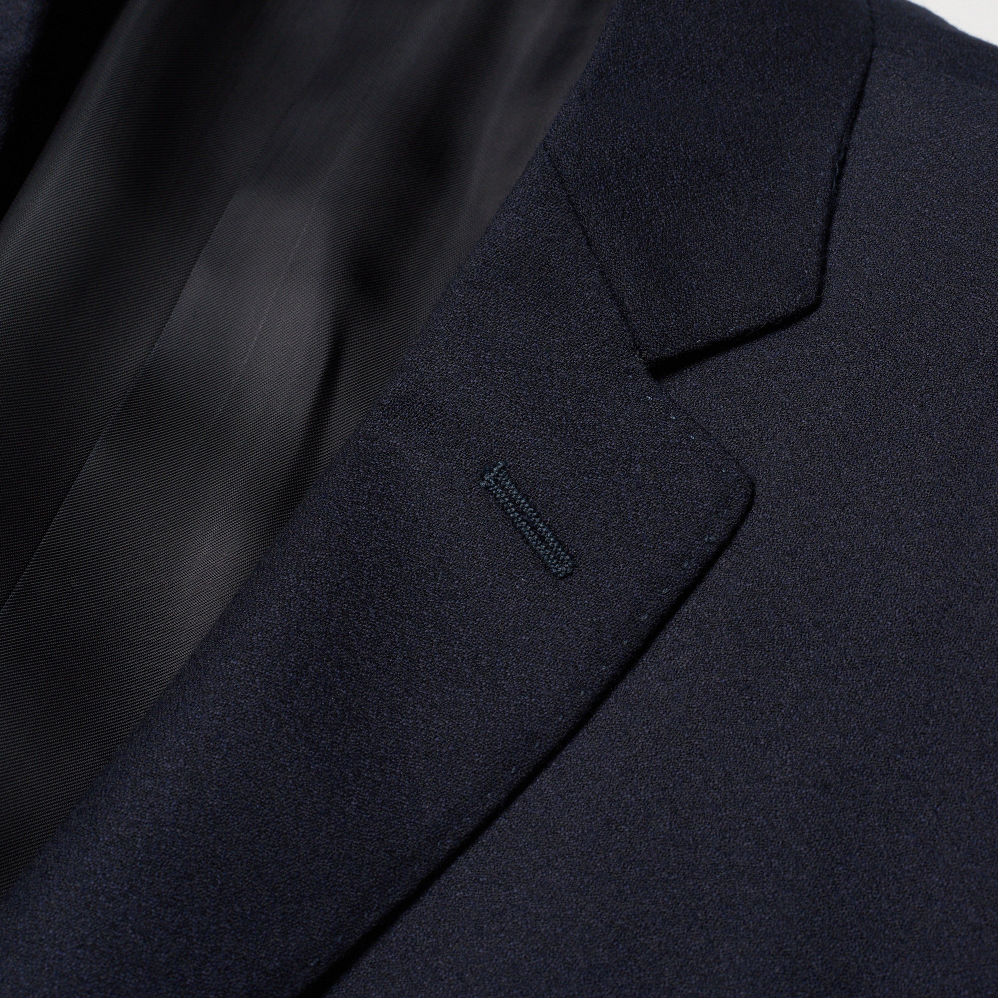 CANALI 1934 Dark Blue Wool Flannel Suit EU 50 US 40 Regular Slim Fit Cut CANALI