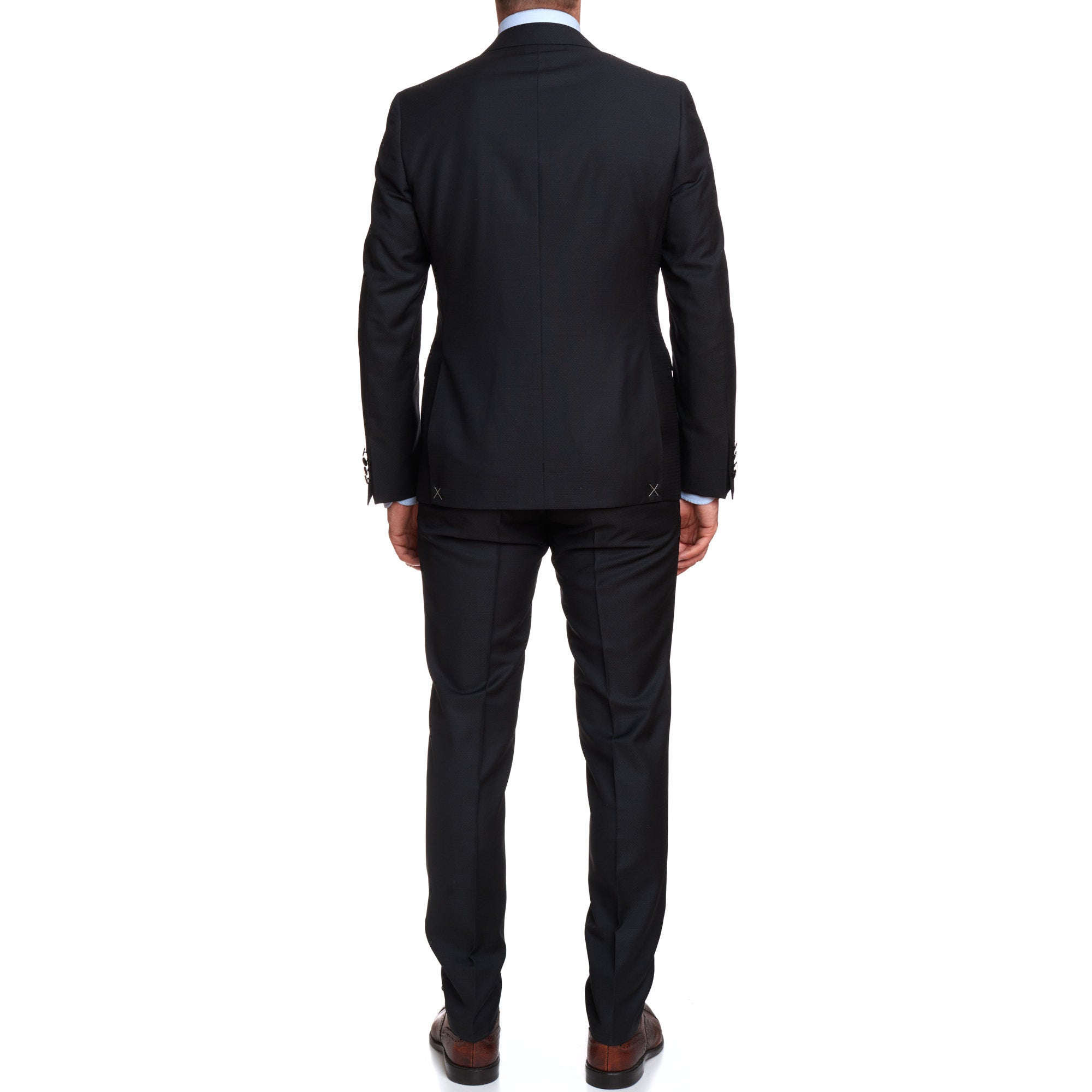 CANALI 1934 Dark Gray Travel Wool-Mohair 3 Piece Suit EU 50 US 40 Slim Fit CANALI